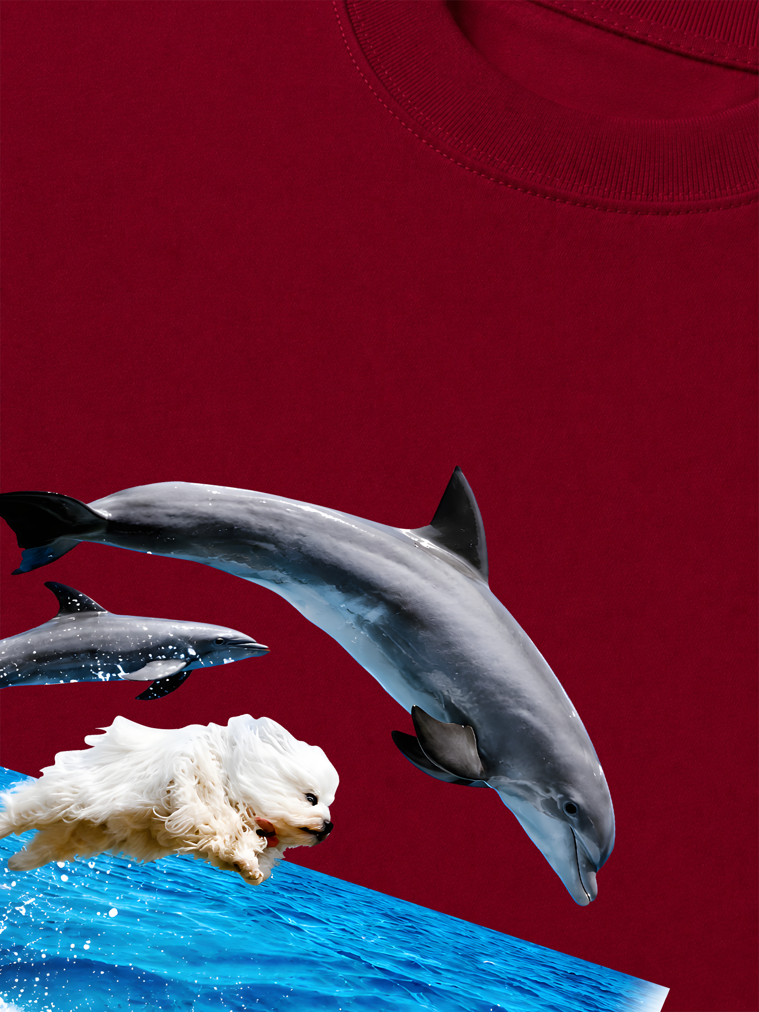 Áo Thun Relaxed Fit I Just Gotta Be Me Dog And Dolphin