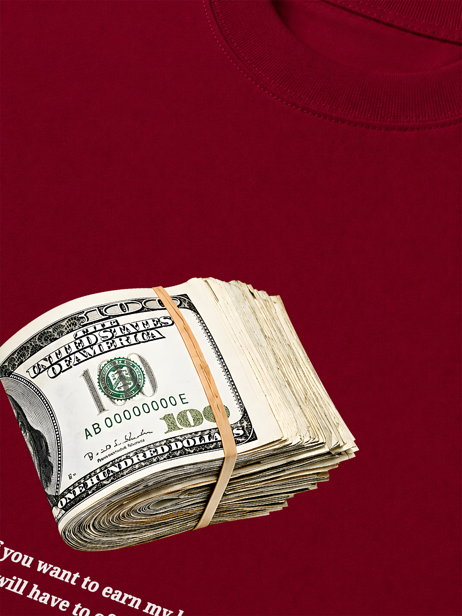 Áo Thun Relaxed Fit Money Over Power