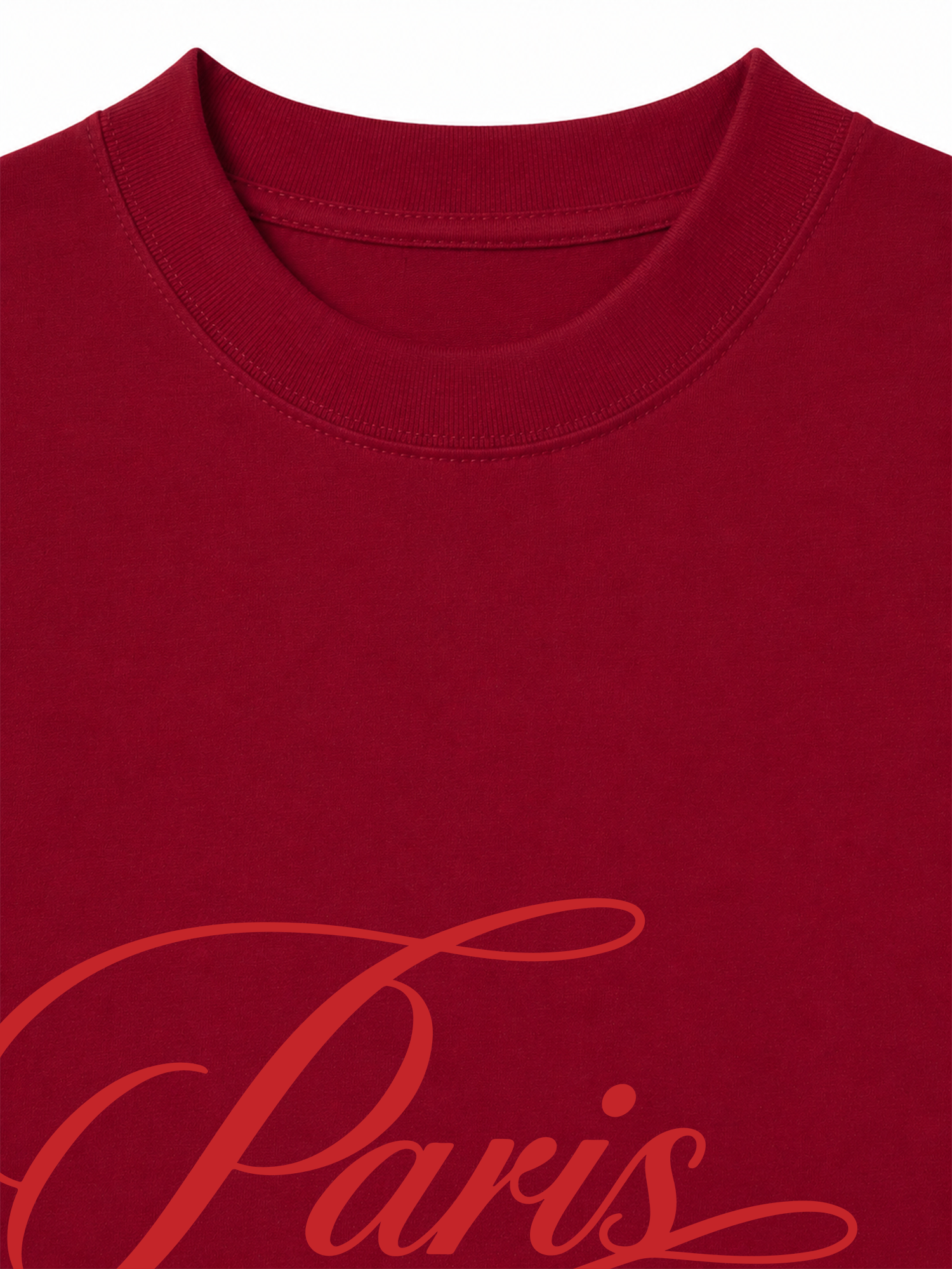 Áo Thun Relaxed Fit Red Paris France