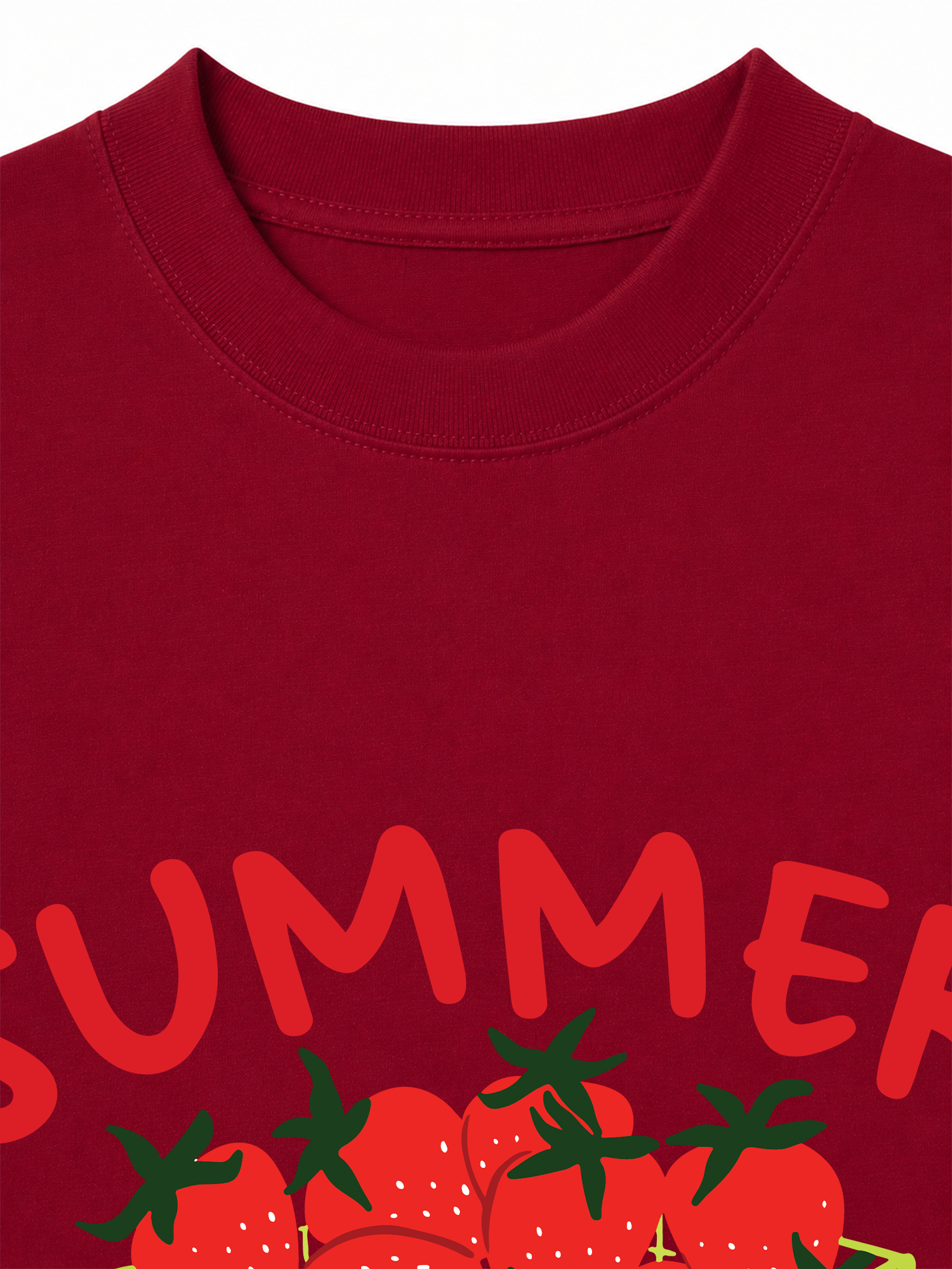 Áo Thun Relaxed Fit Tropical Strawberry