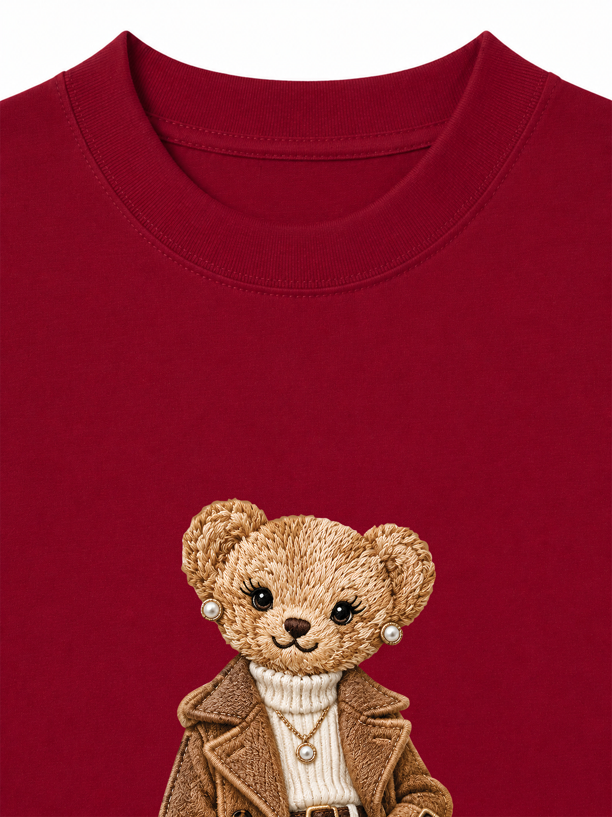 Áo Thun Relaxed Fit Bear With Trend Coat