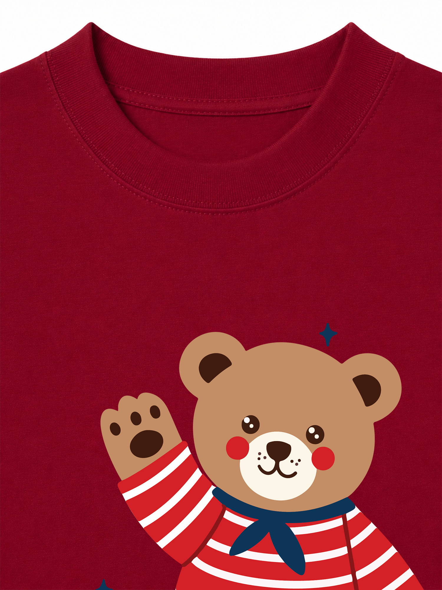 Áo Thun Relaxed Fit Bear Town Bear With Books