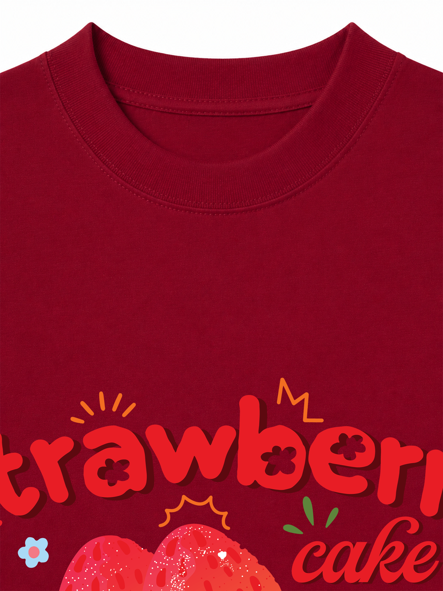 Áo Thun Relaxed Fit Strawberry Cake