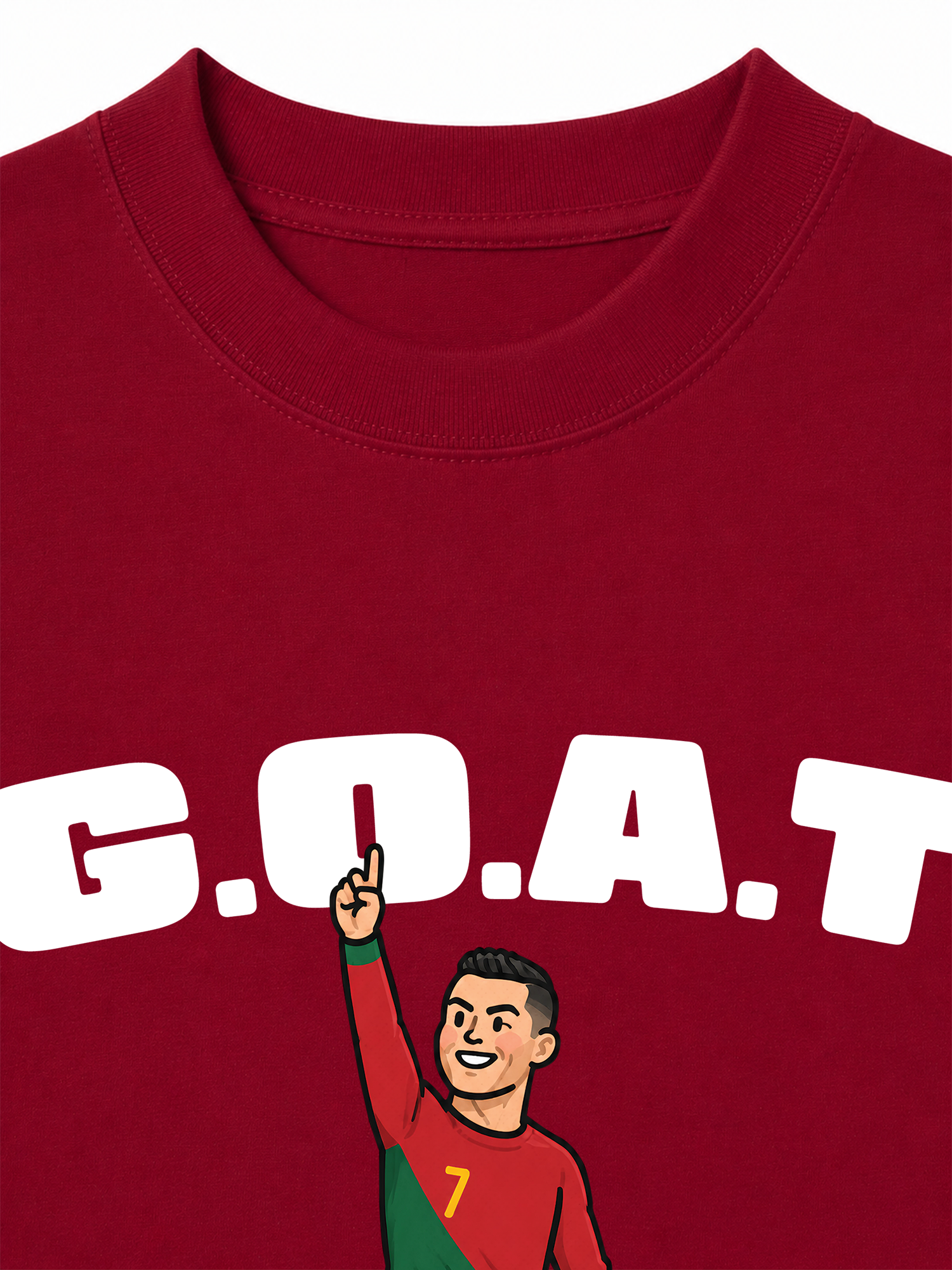 Áo Thun Relaxed Fit Soccer 7 G.O.A.T