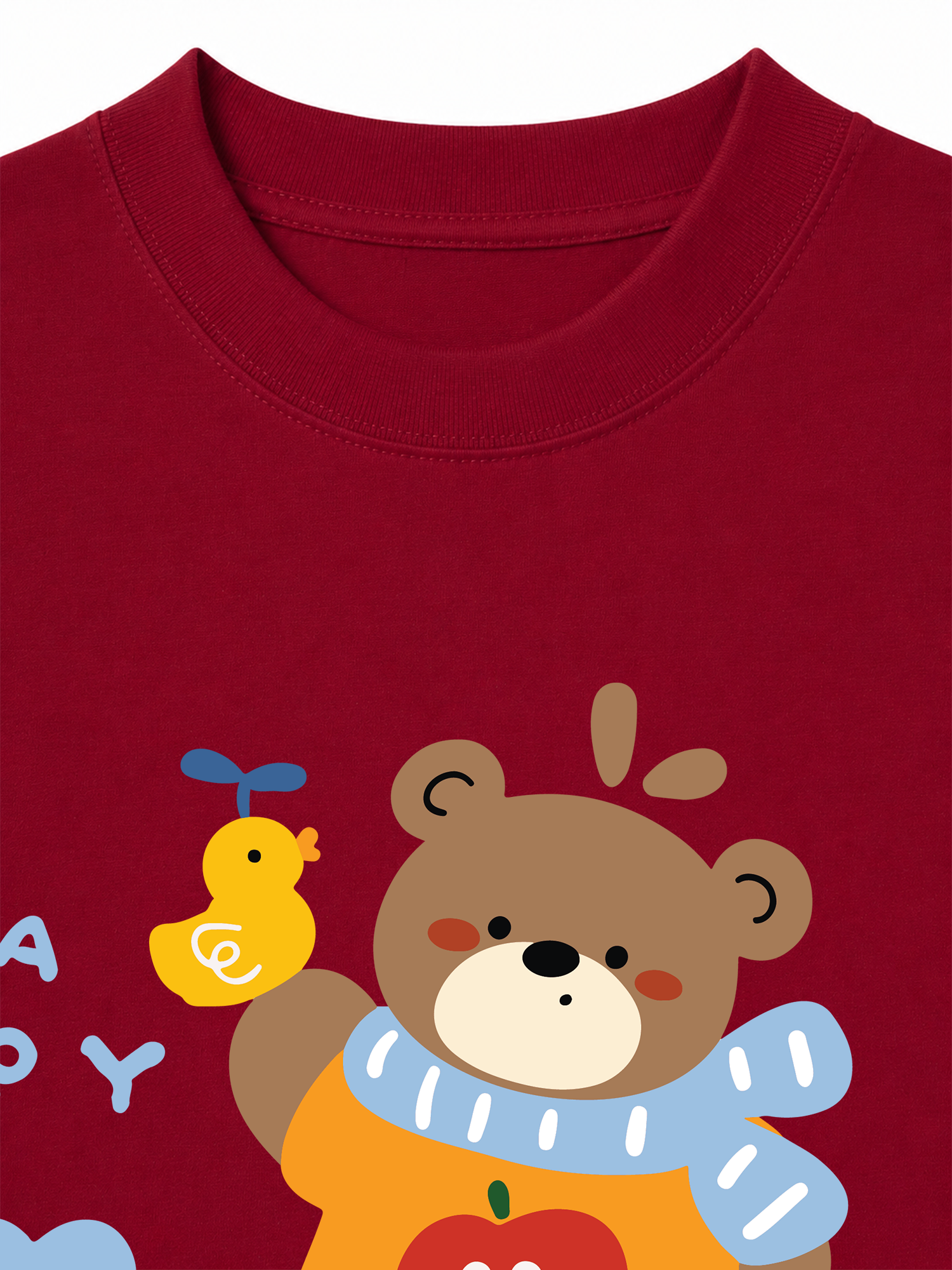 Áo Thun Relaxed Fit Bear Town Happy Bear
