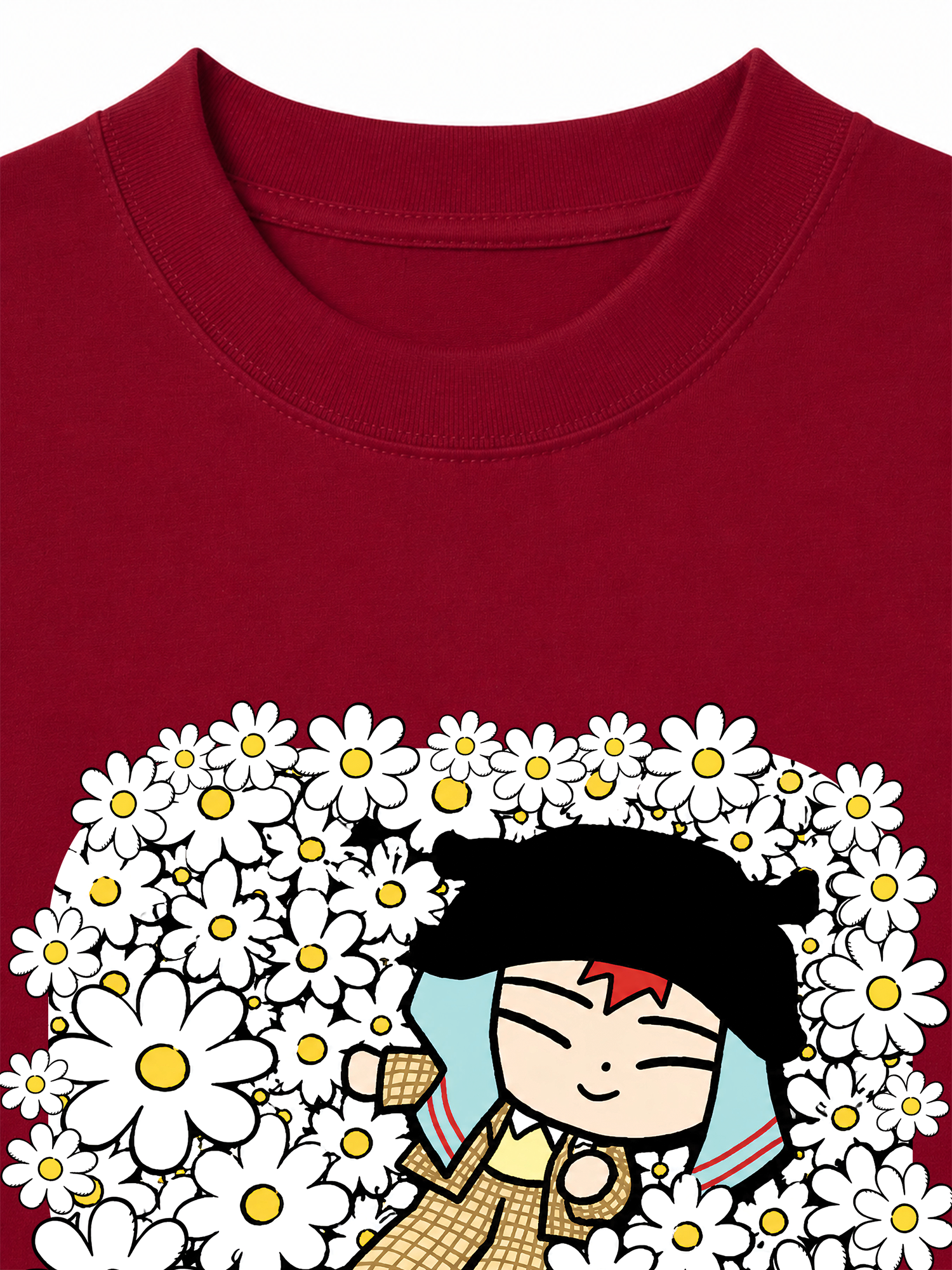 Áo Thun Relaxed Fit GD Daisy Flower