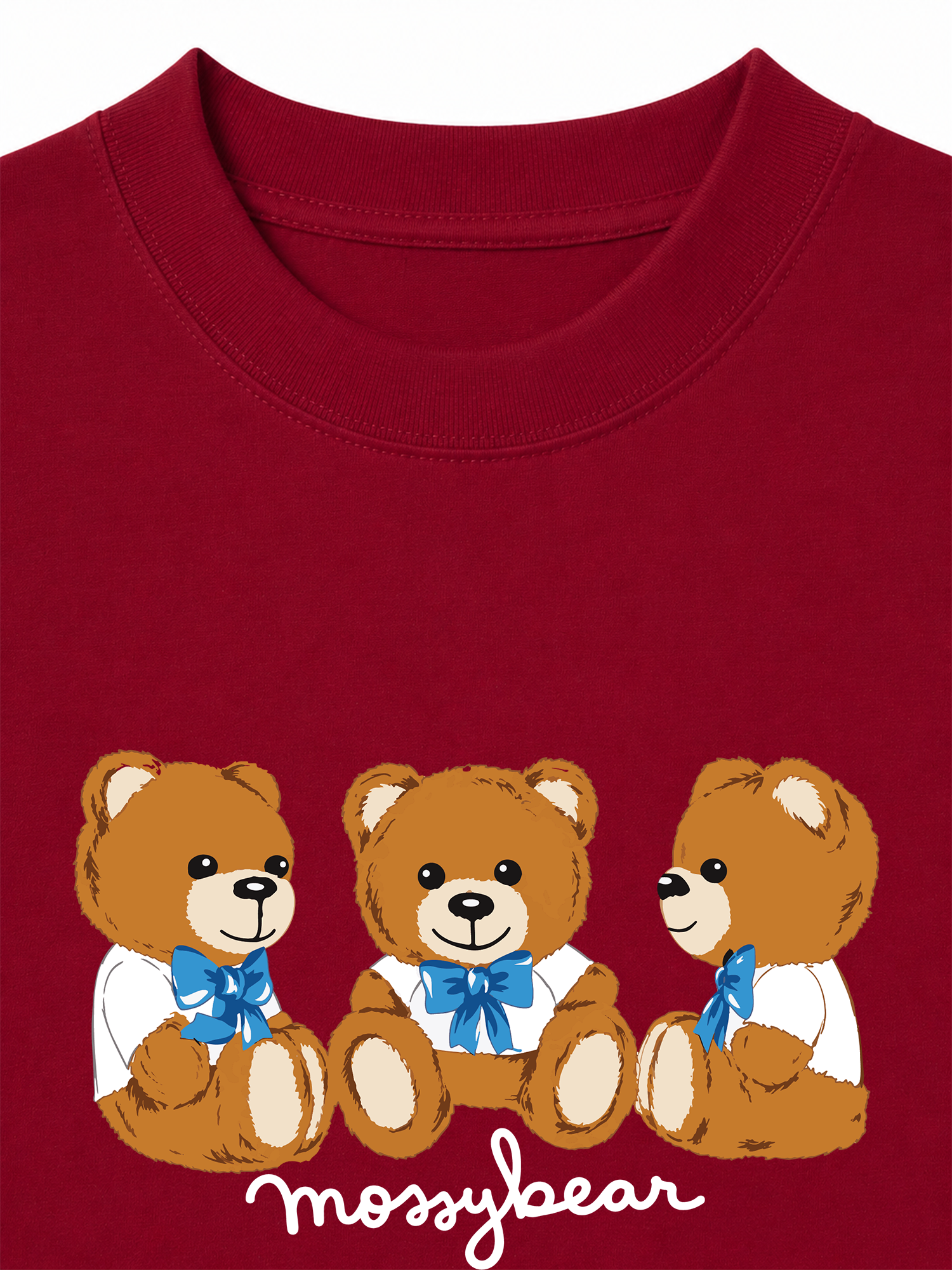 Áo Thun Relaxed Fit Mossy Bear Three Bear