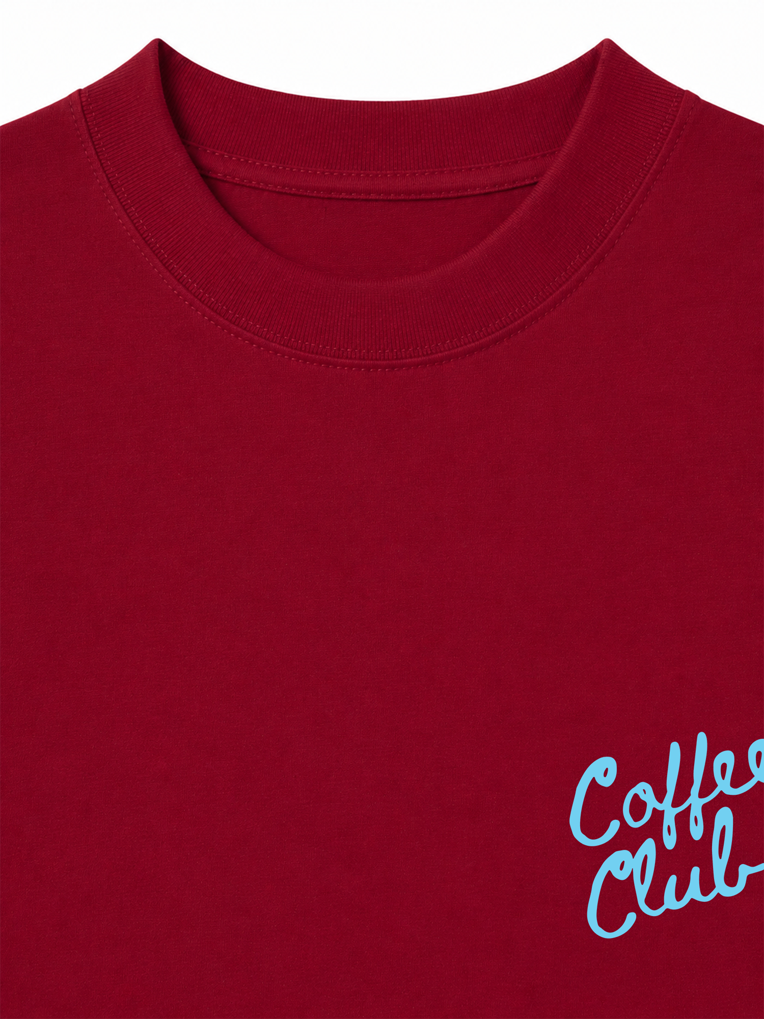 Áo Thun Relaxed Fit Coffee Club Blue