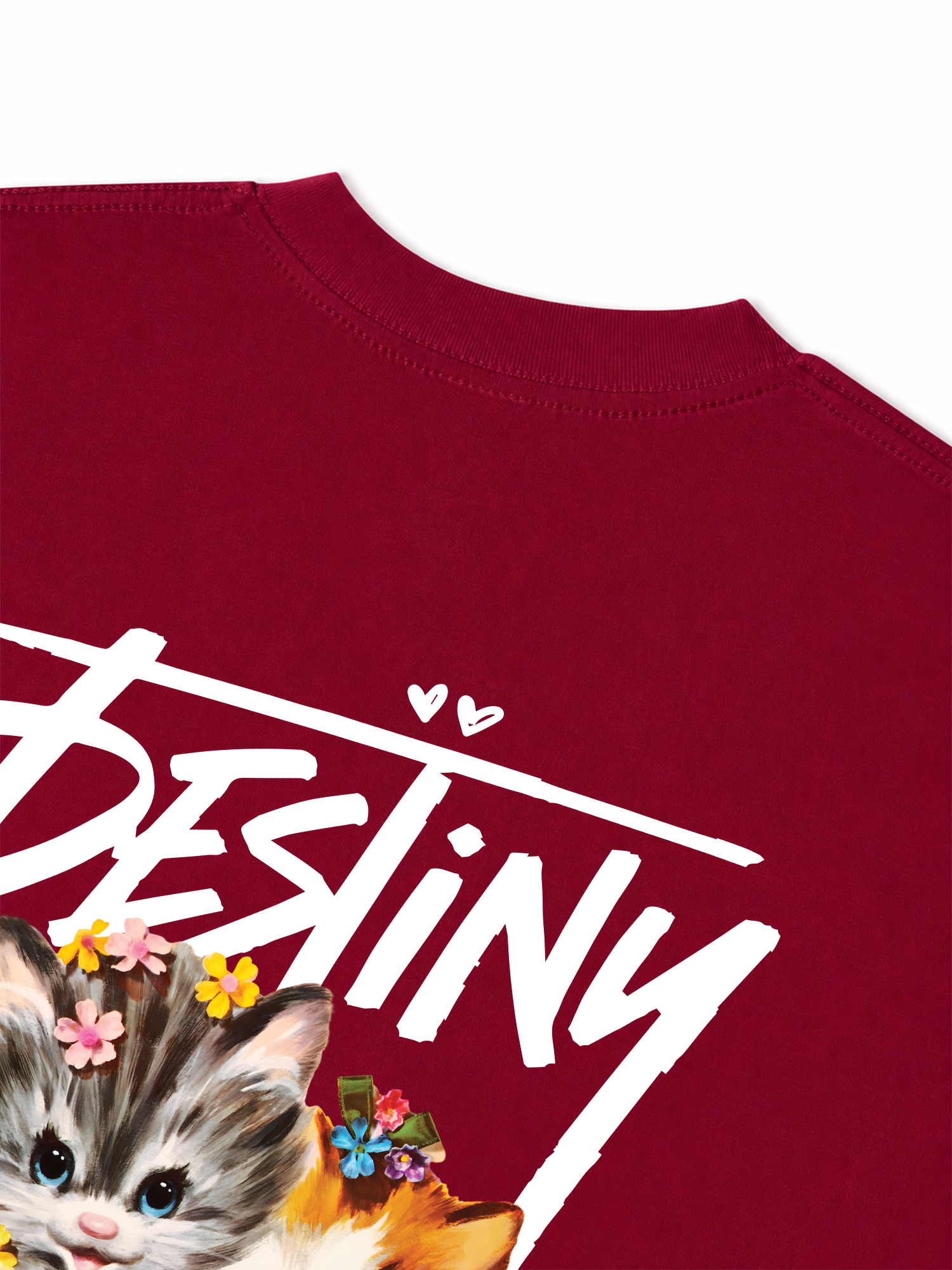 Áo Thun Relaxed Fit Destiny Love Cats