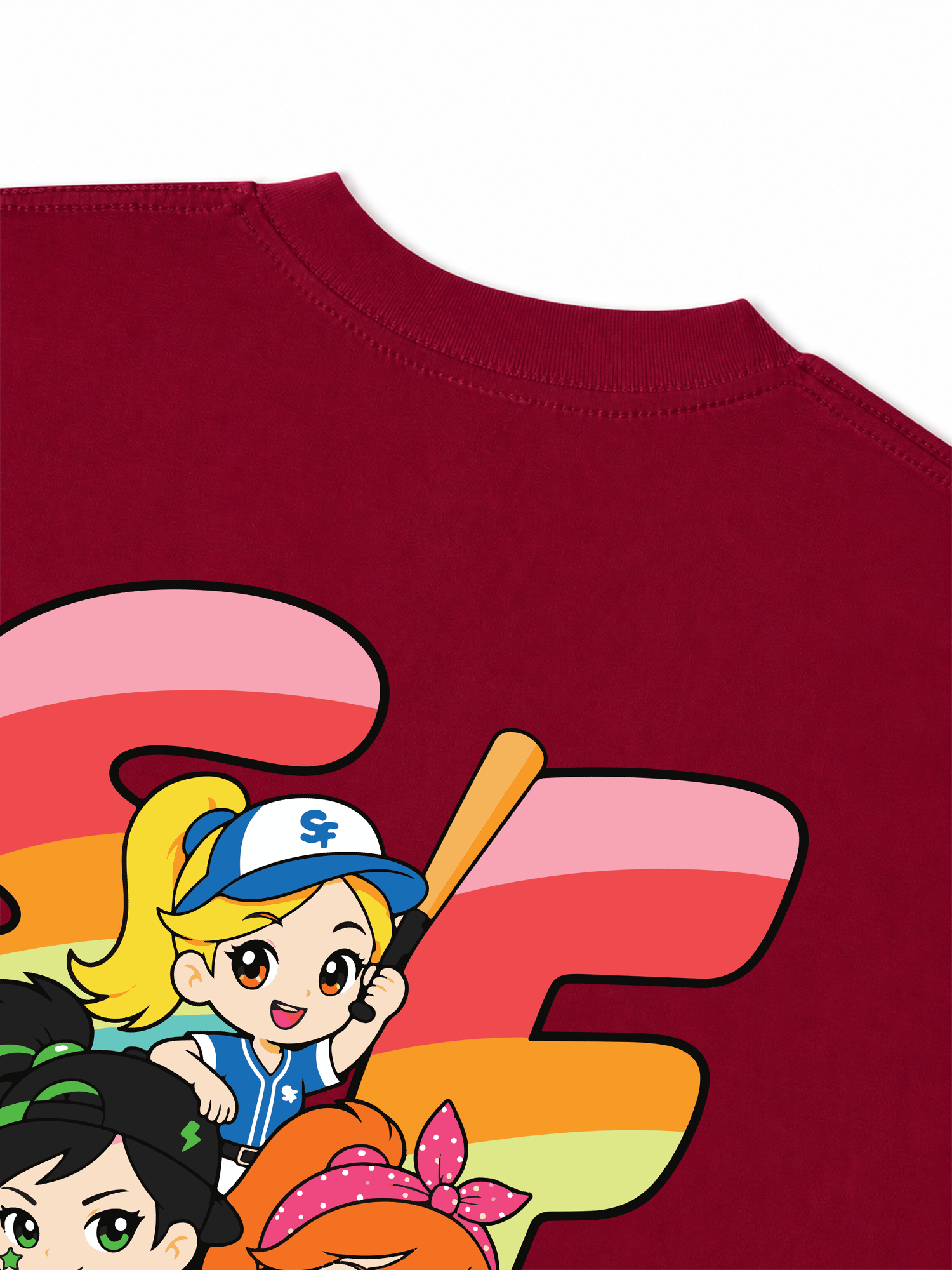 Áo Thun Relaxed Fit Baseball Dream Girls SF