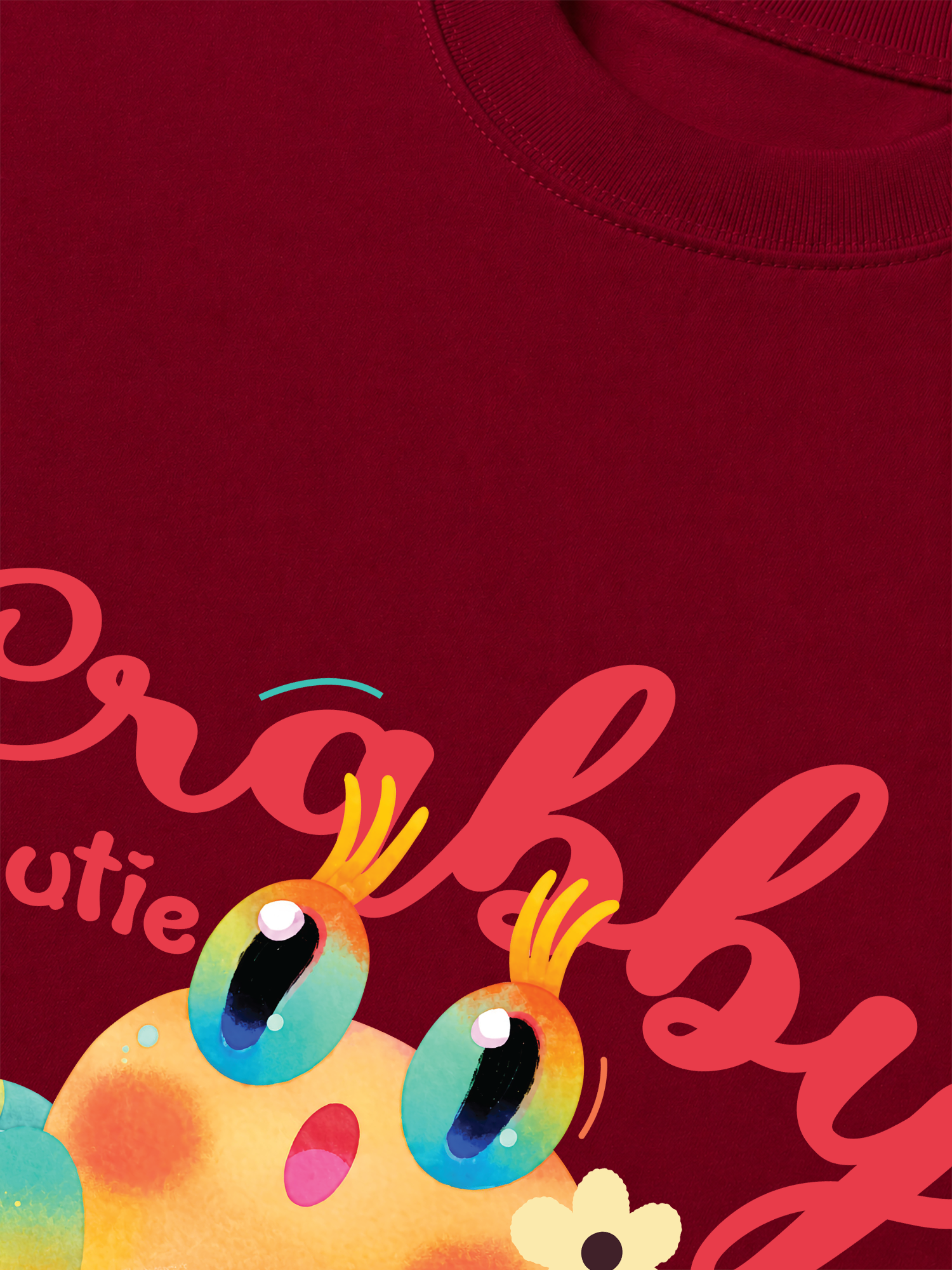 Áo Thun Relaxed Fit Tropical Crabby Cutie
