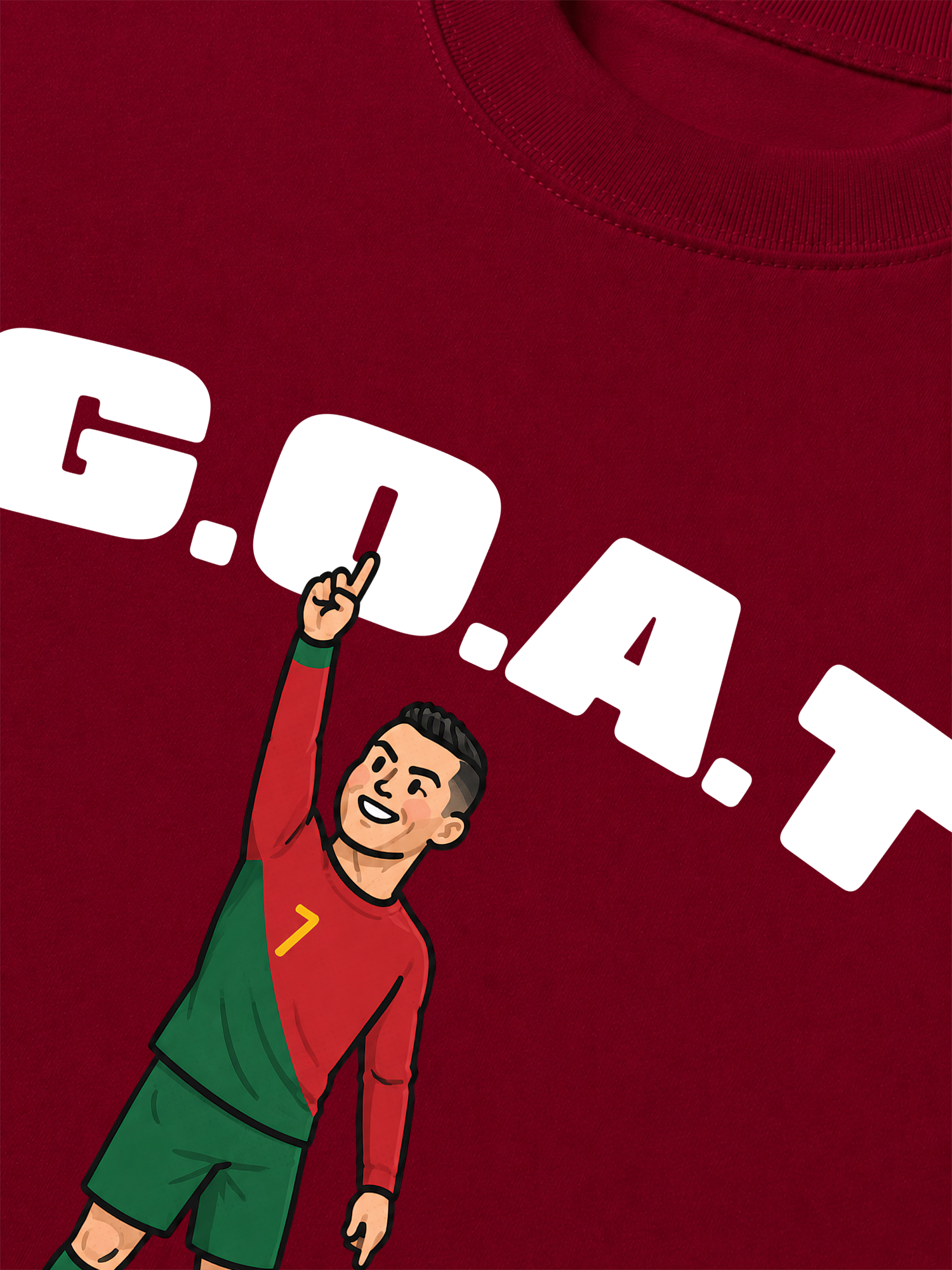 Áo Thun Relaxed Fit Soccer 7 G.O.A.T