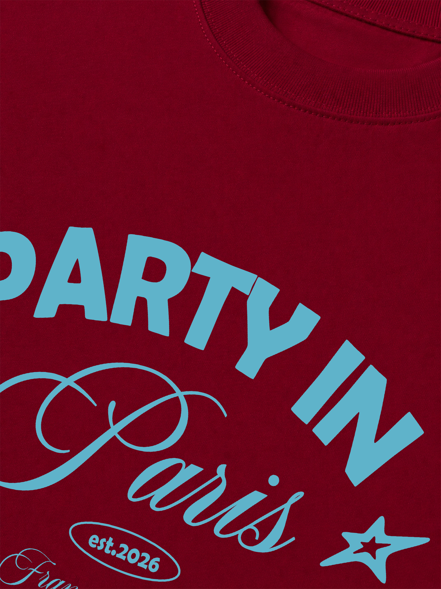 Áo Thun Relaxed Fit Party In Paris