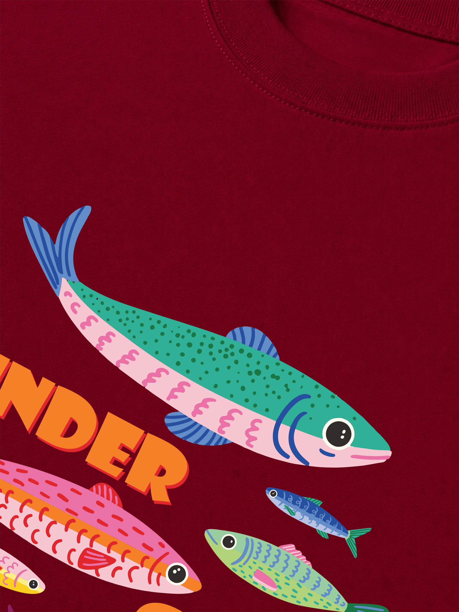 Áo Thun Relaxed Fit Tshirt Tropical Sardine