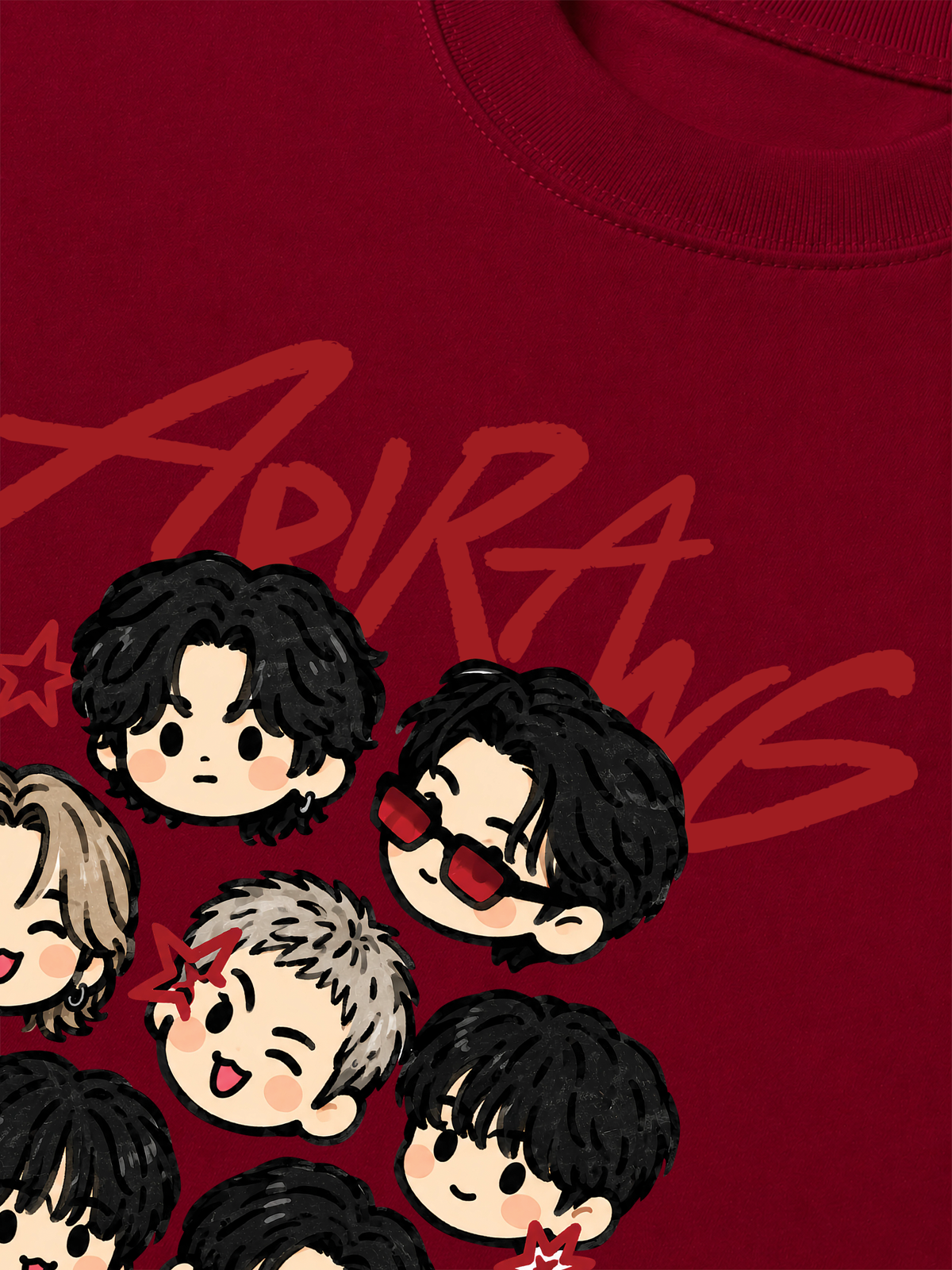 Áo Thun Relaxed Fit BTS Chibi cute