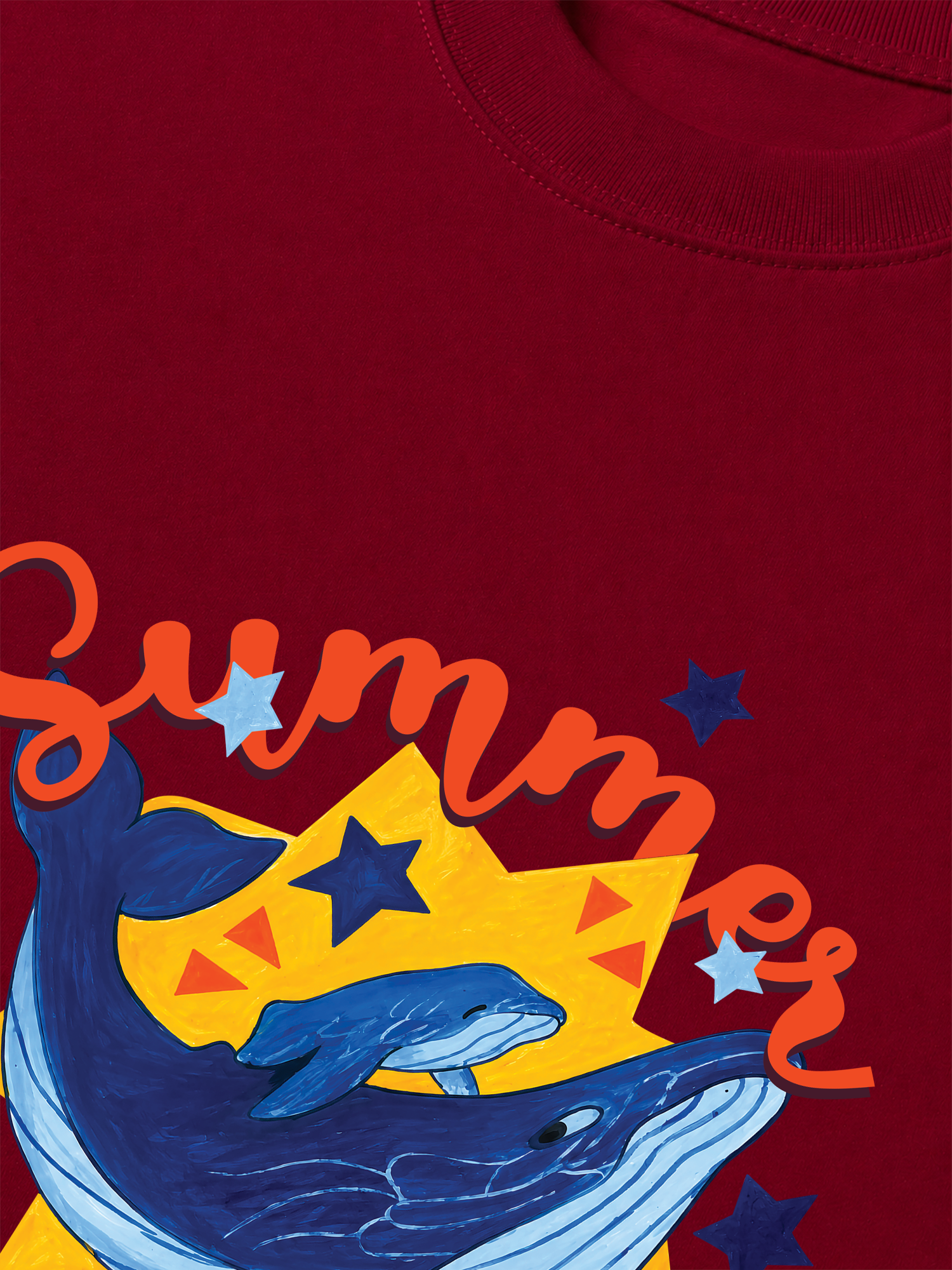 Áo Thun Relaxed Fit Tshirt Tropical Summer Vibes
