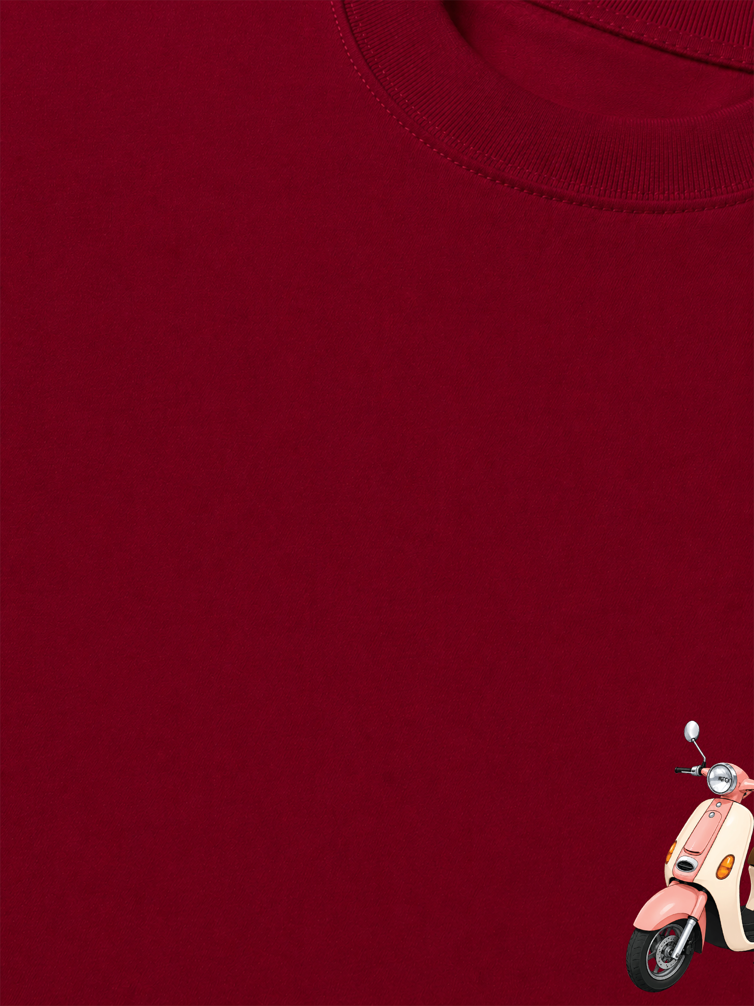 Áo Thun Relaxed Fit Car Pink Vespa