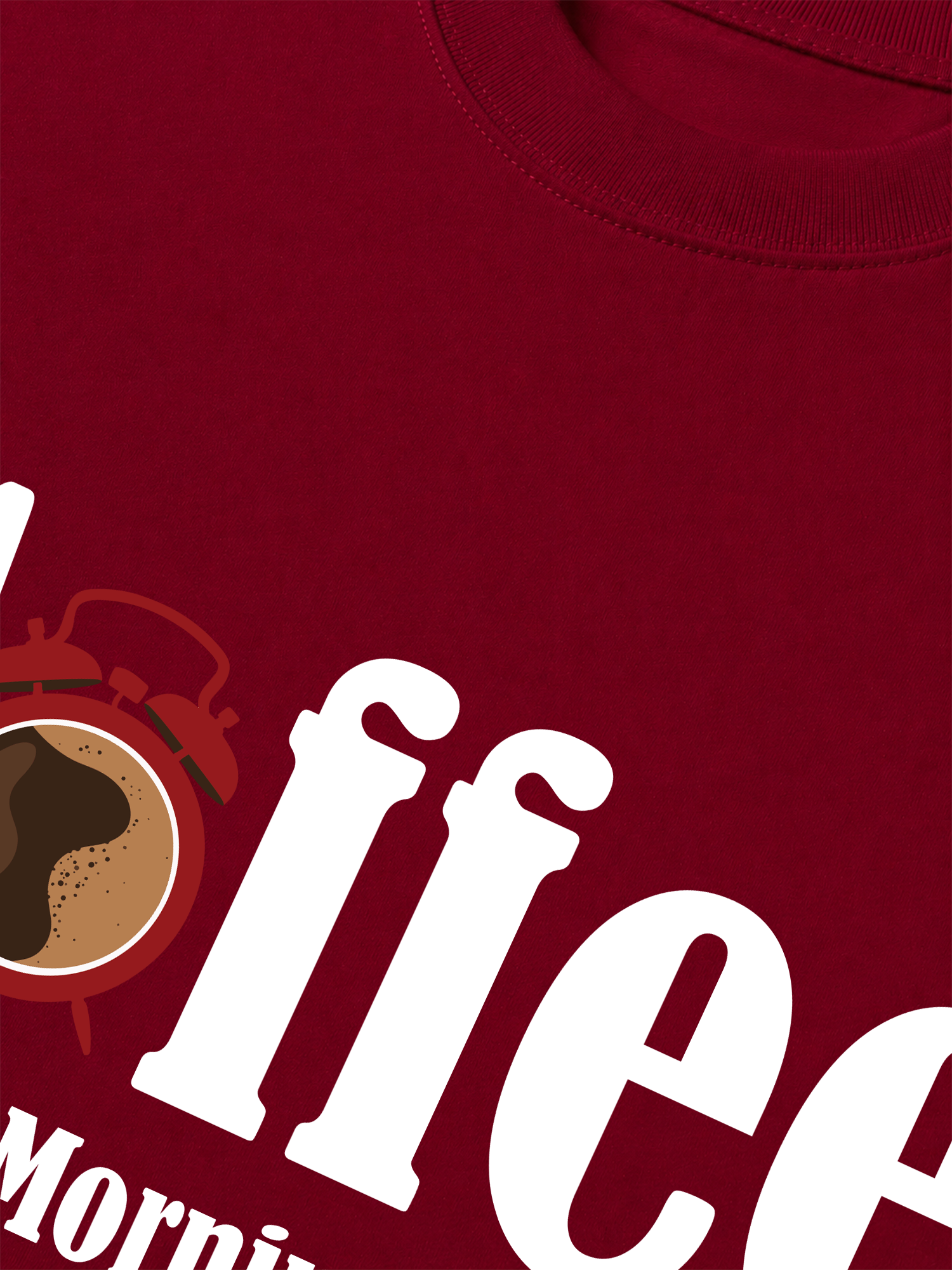 Áo Thun Relaxed Fit Daily Cup Coffe Is My Morning Alarm