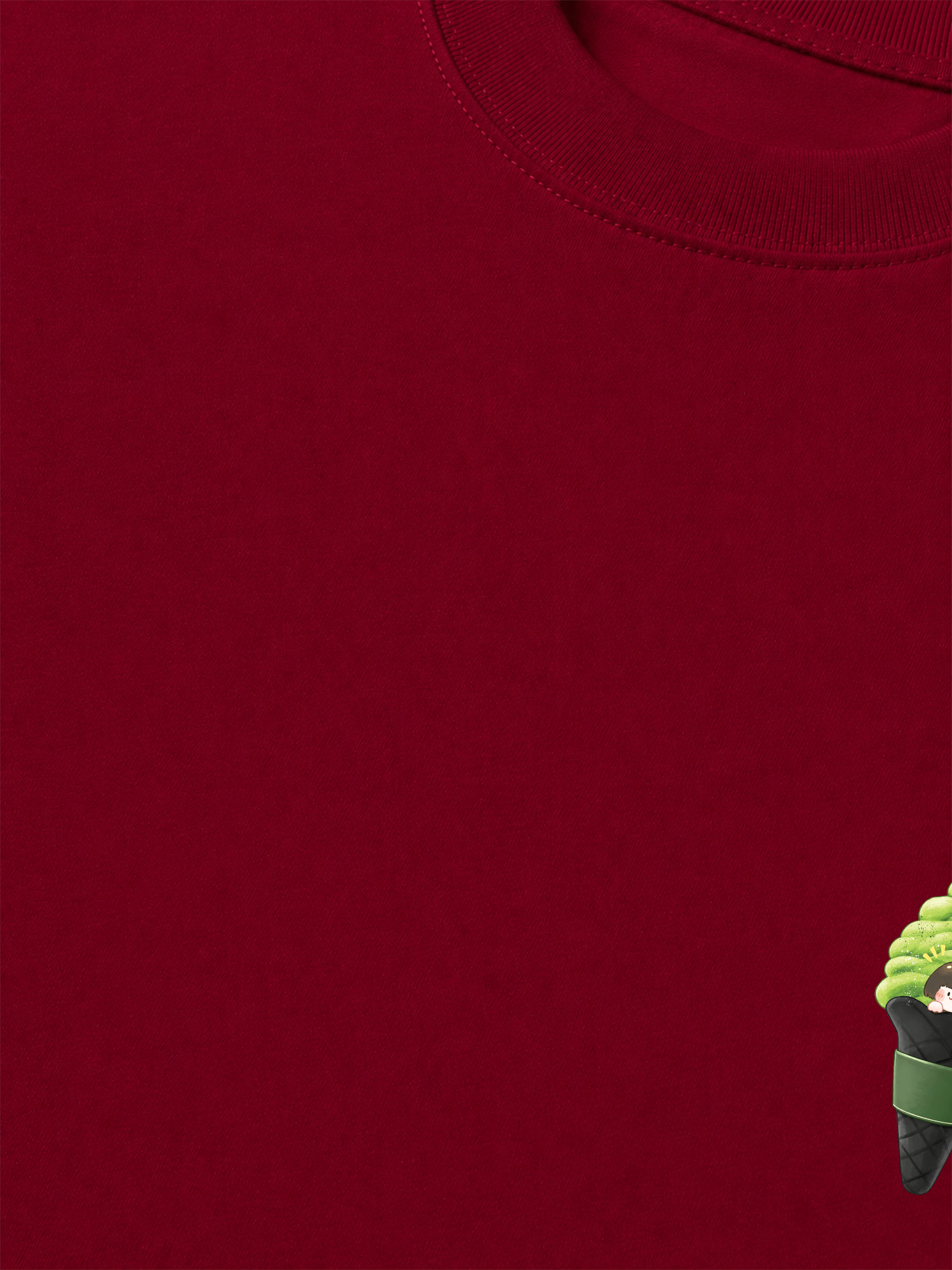 Áo Thun Relaxed Fit Daily Cup Matcha Cream