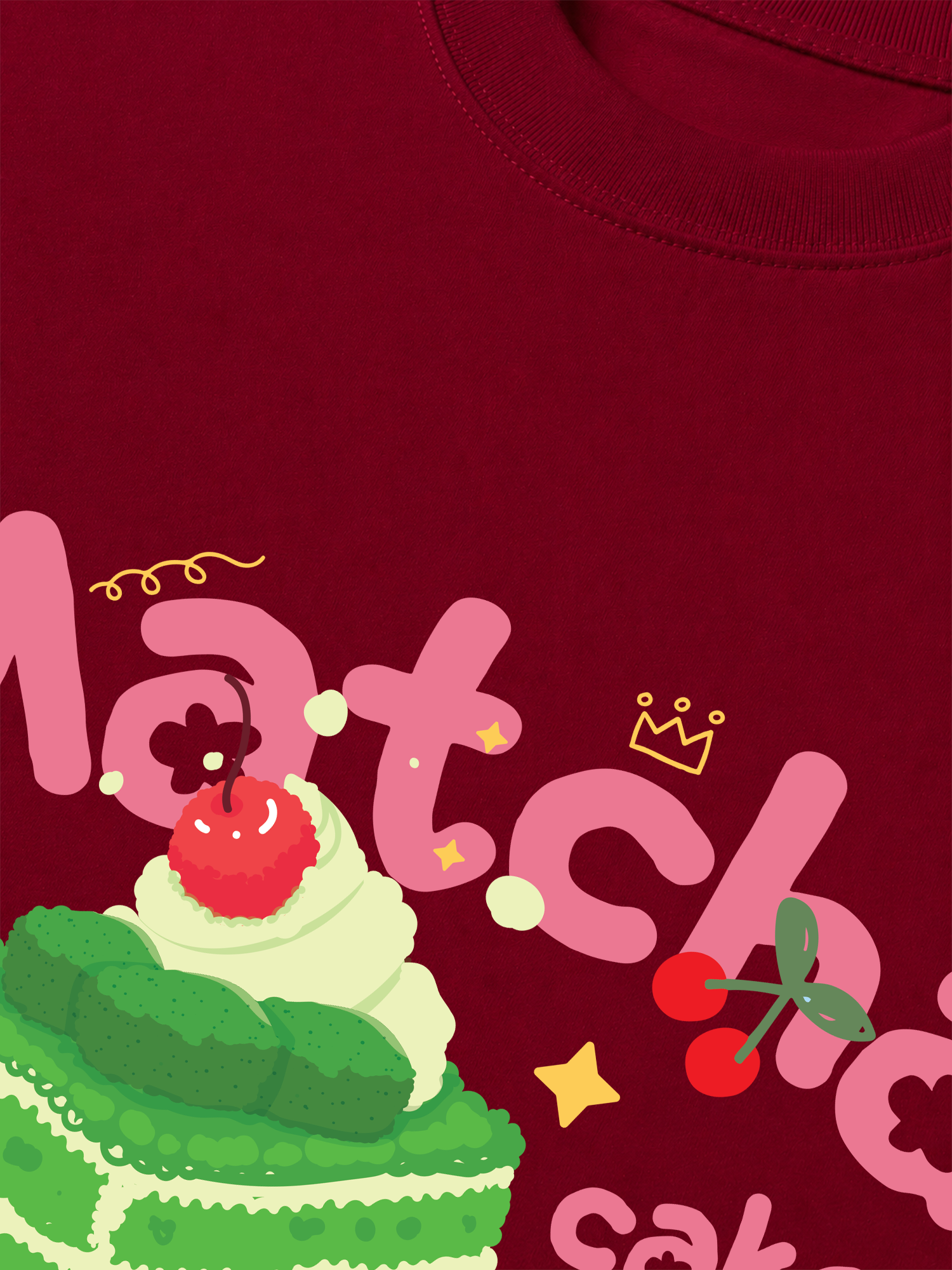 Áo Thun Relaxed Fit Matcha Cake