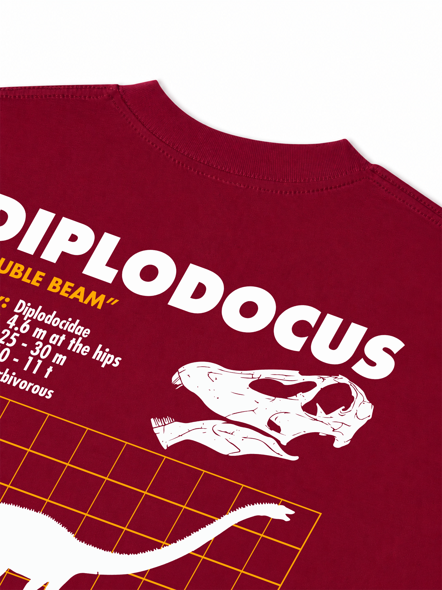 Áo Thun Relaxed Fit Analysis Table Diplodocus