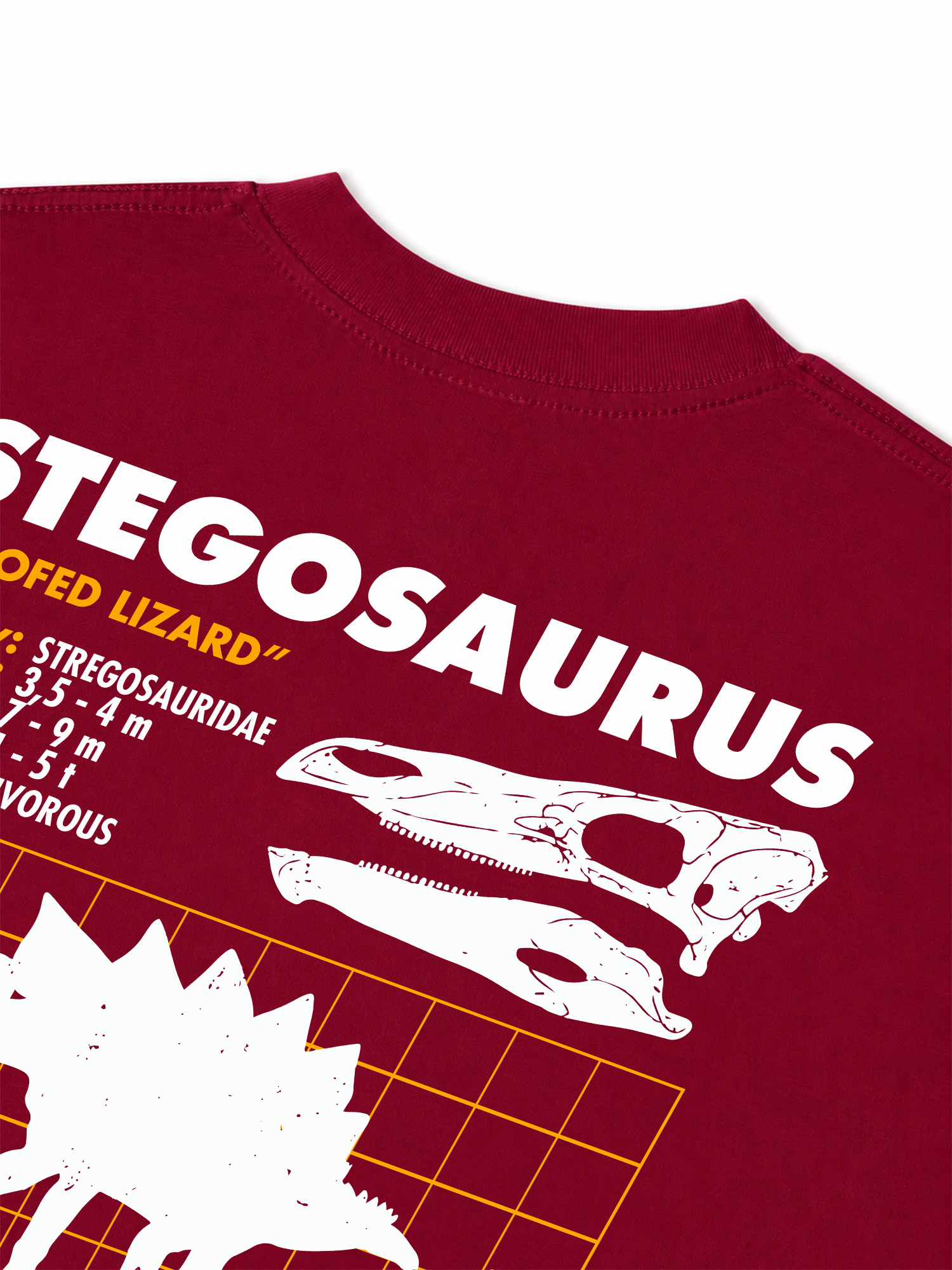 Áo Thun Relaxed Fit Analysis Table Stegosaurus