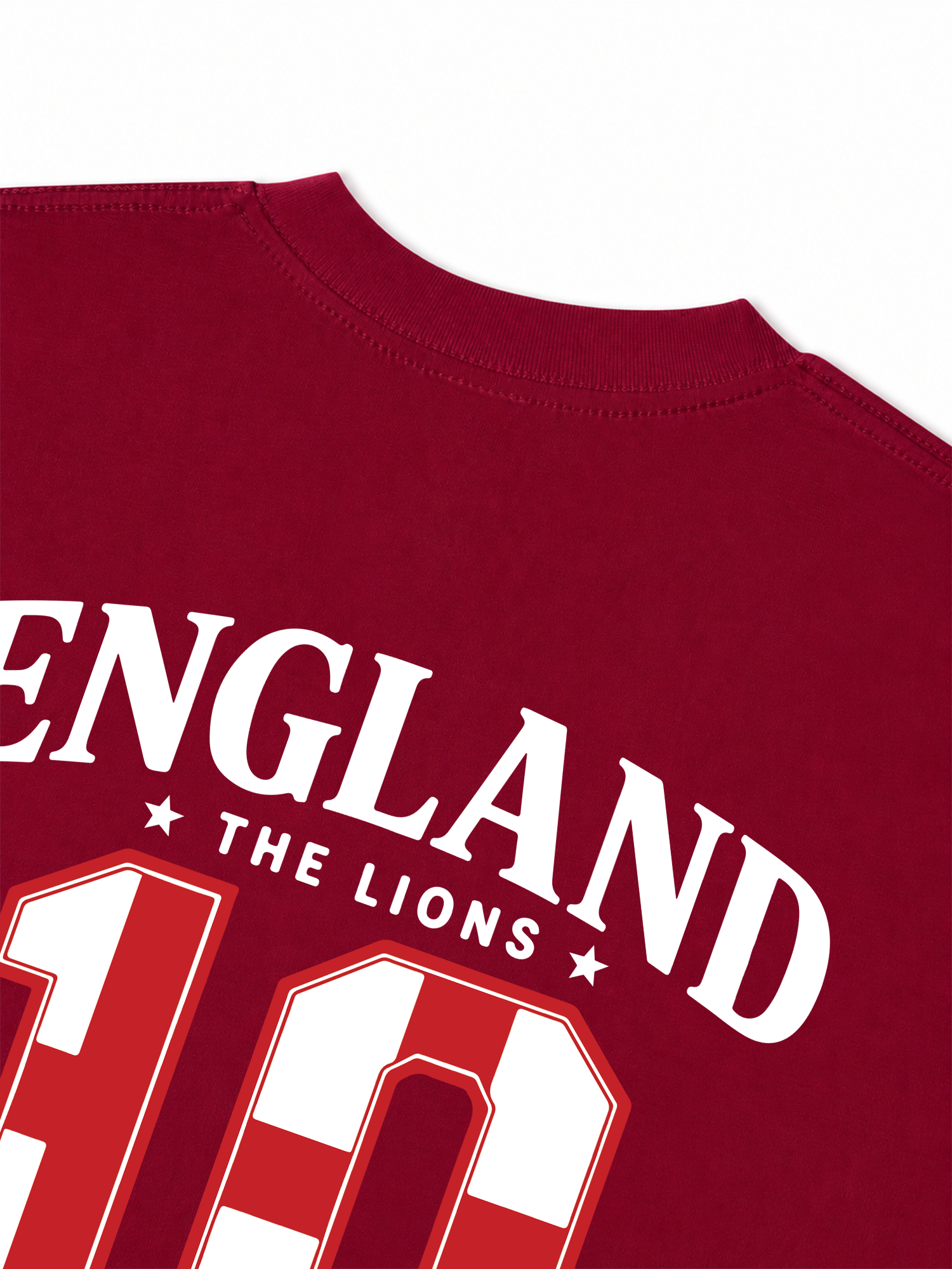 Áo Thun Relaxed Fit Soccer England Red White Spirit