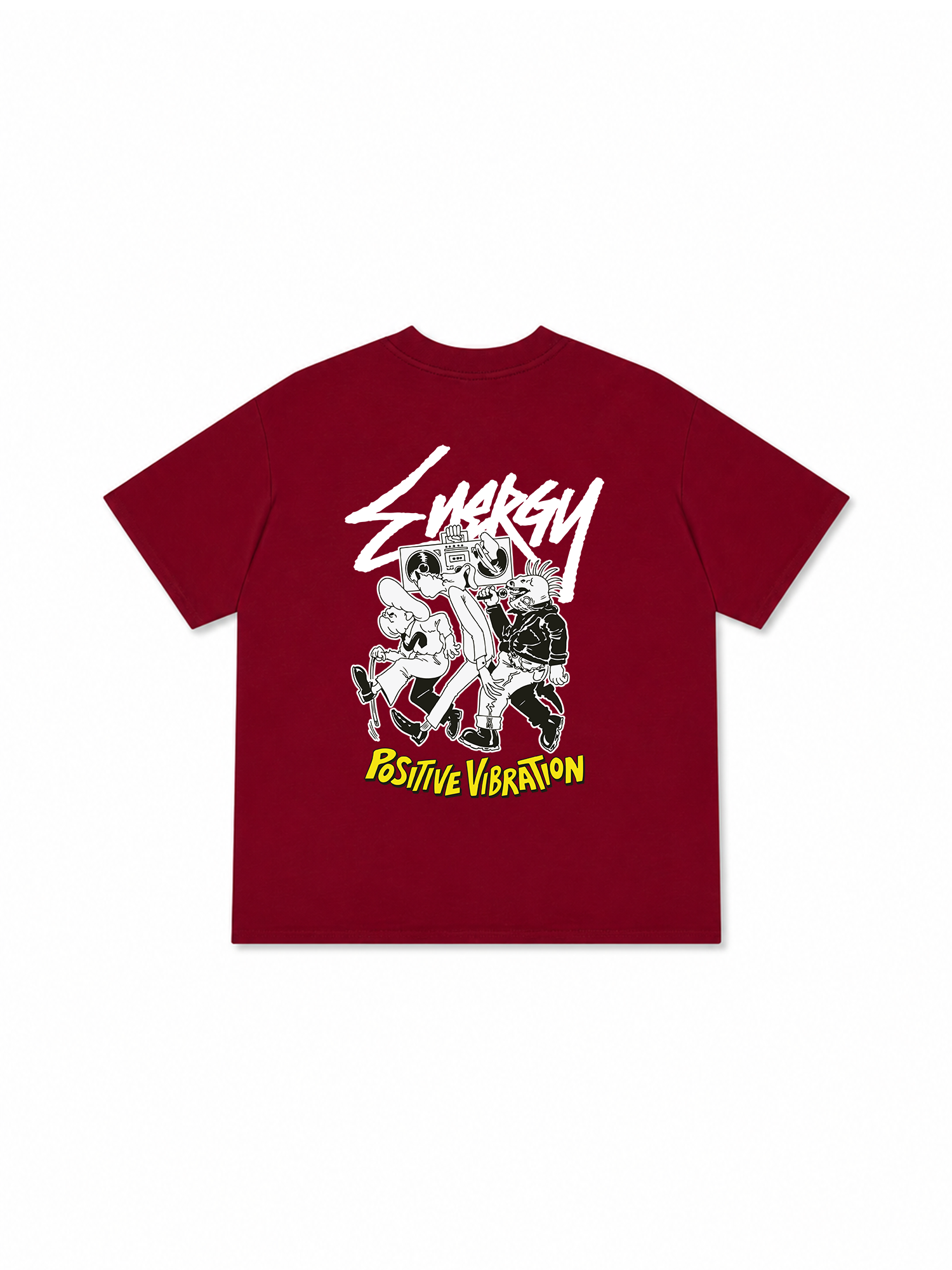 Áo Thun Relaxed Fit Energy Positive Vibration