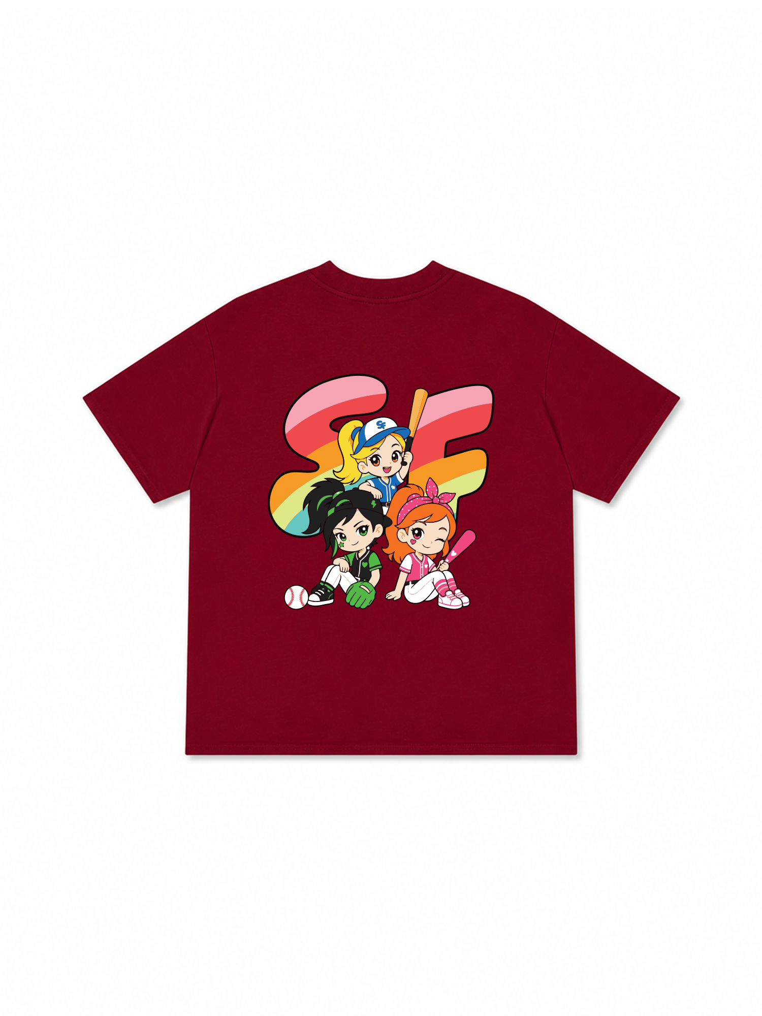 Áo Thun Relaxed Fit Baseball Dream Girls SF