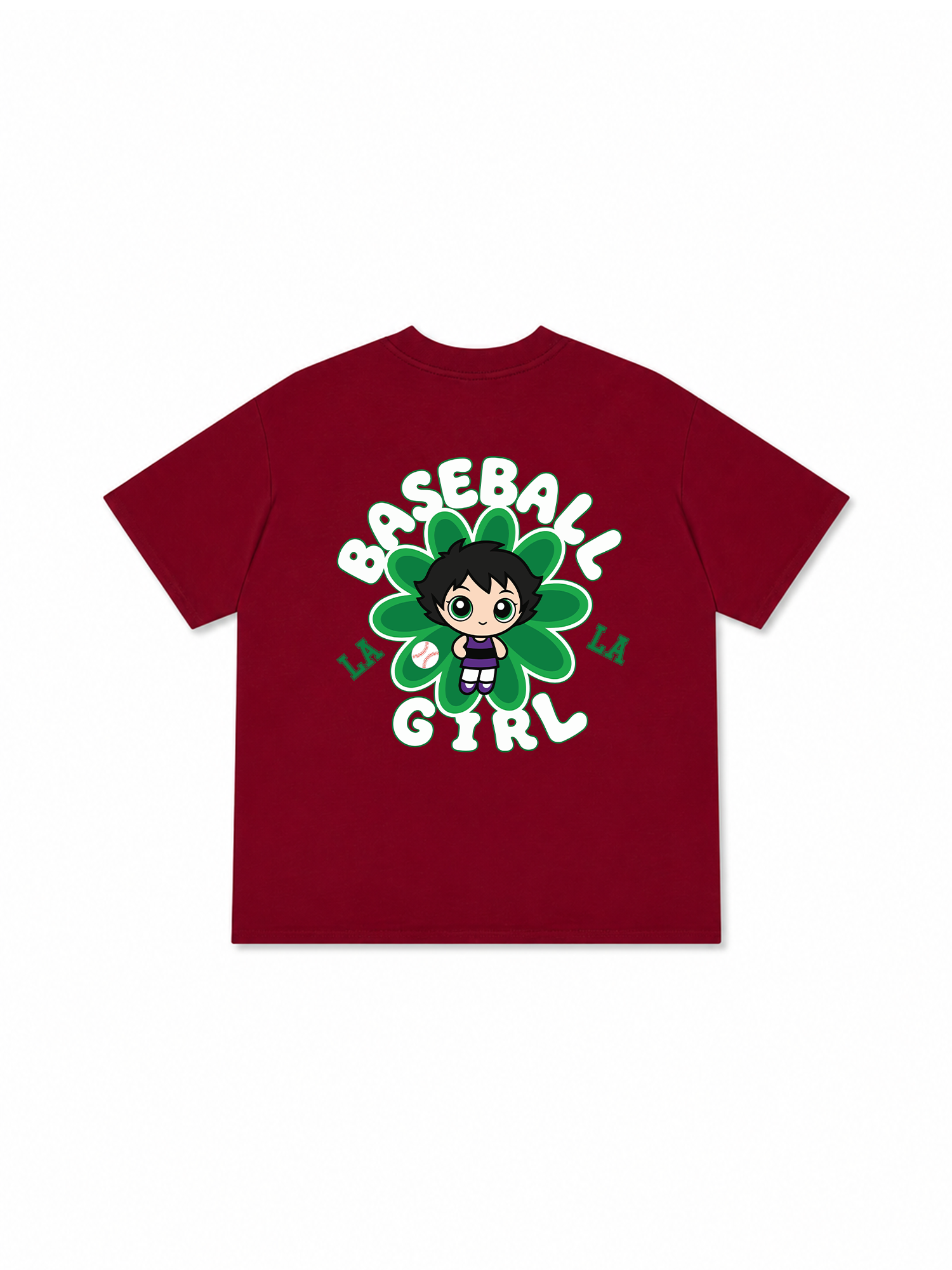 Áo Thun Relaxed Fit Baseball Green LA