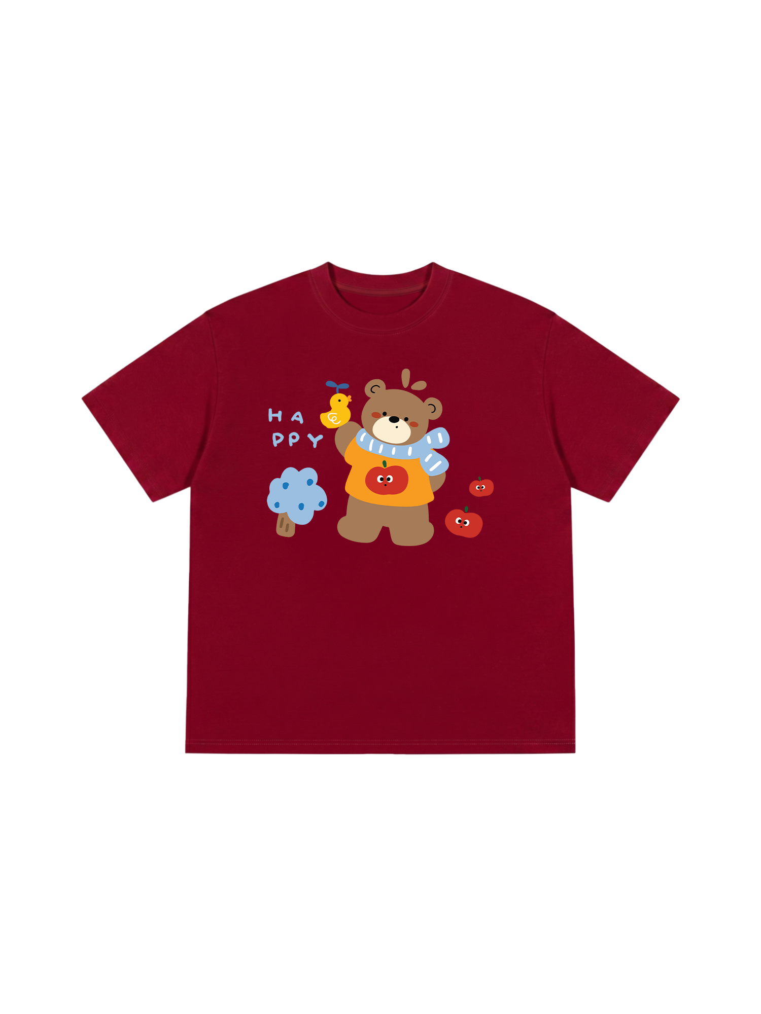 Áo Thun Relaxed Fit Bear Town Happy Bear