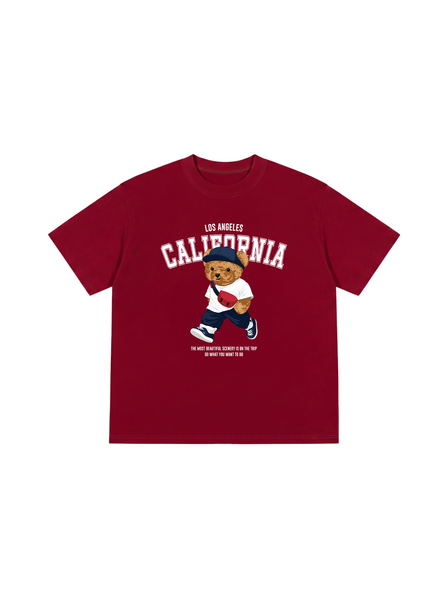 Áo Thun Relaxed Fit Bear Town California