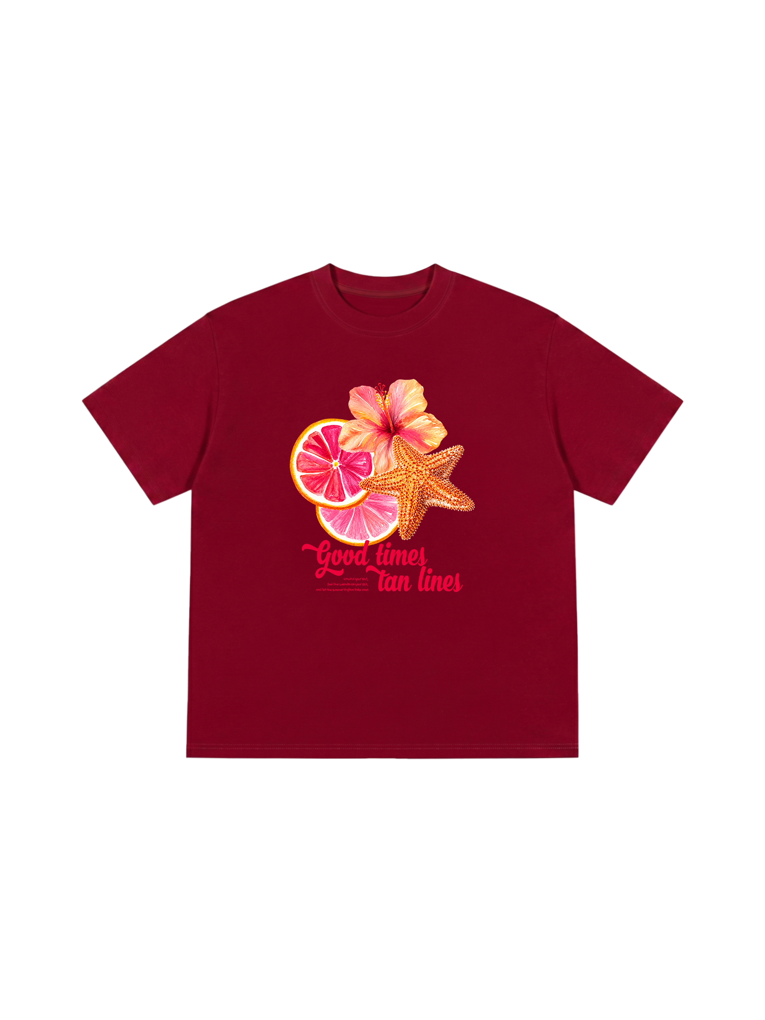 Áo Thun Relaxed Fit Tshirt Tropical Good Time & Tan Lines