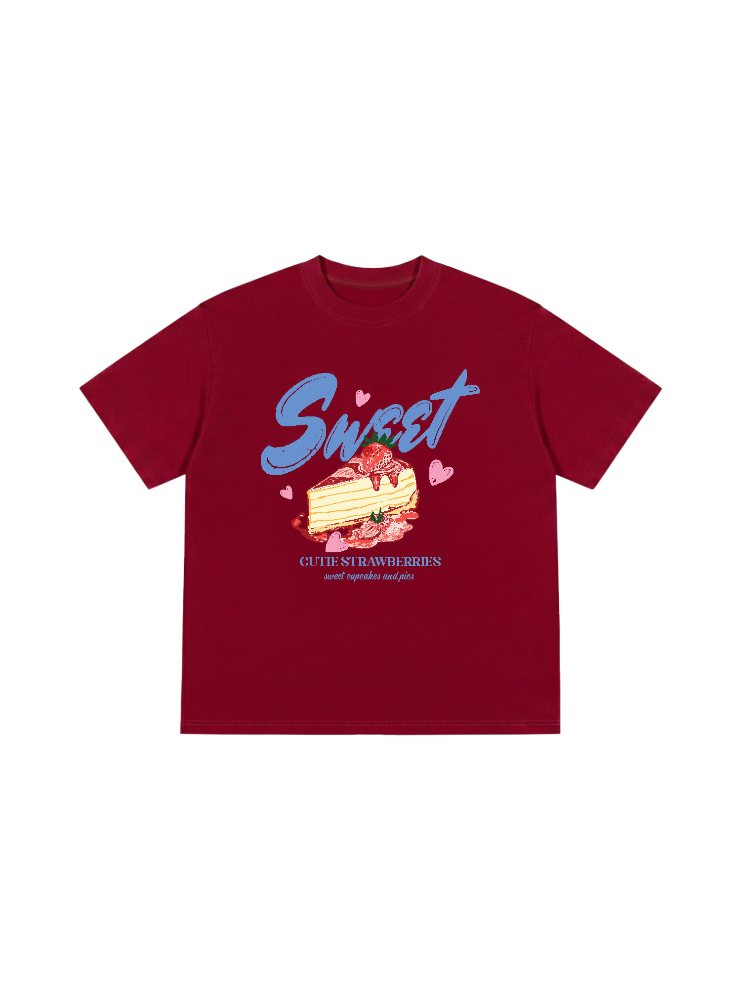 Áo Thun Relaxed Fit Sweet Cutie Strawberries
