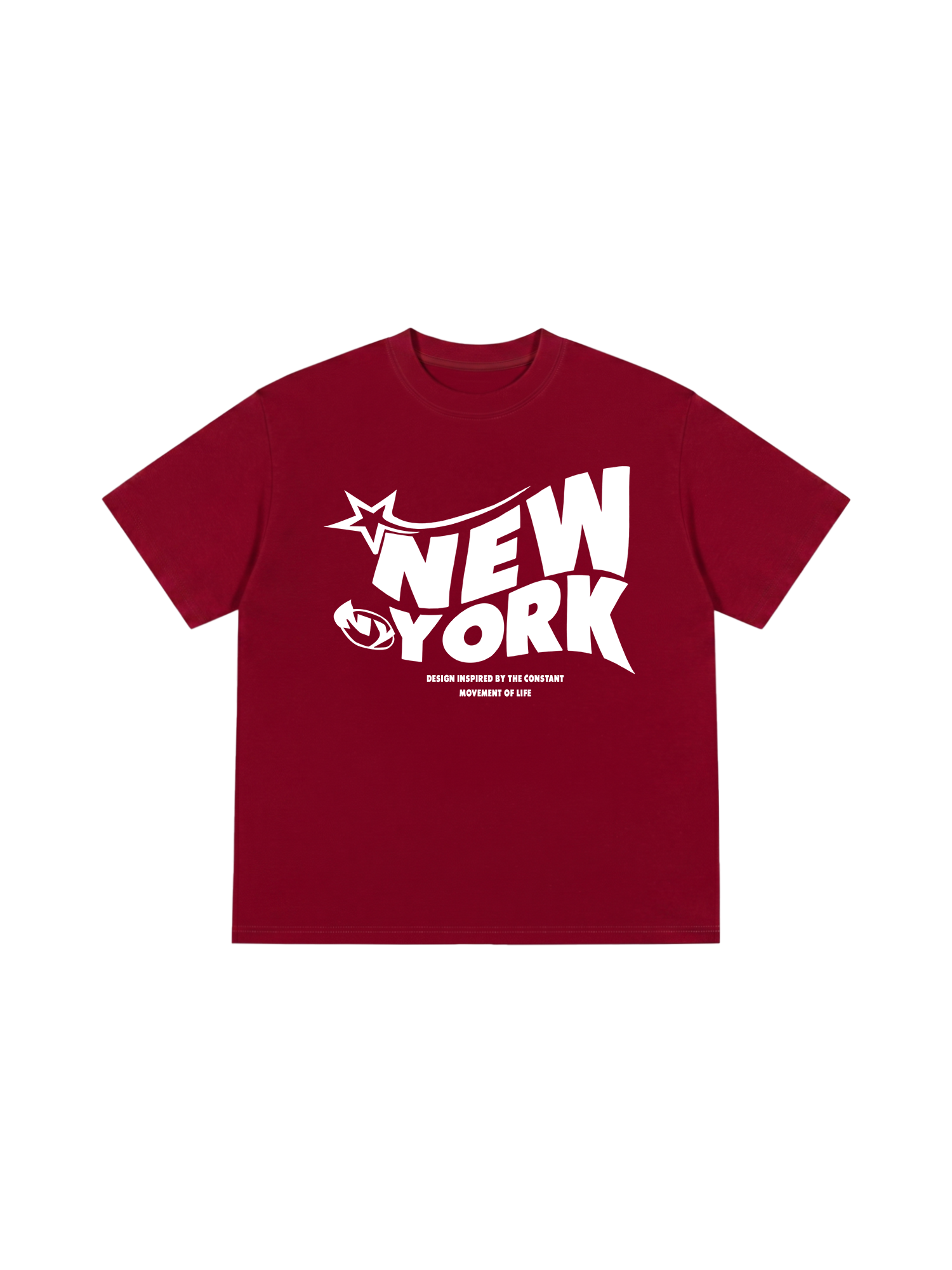 Áo Thun Relaxed Fit City Red Fashion