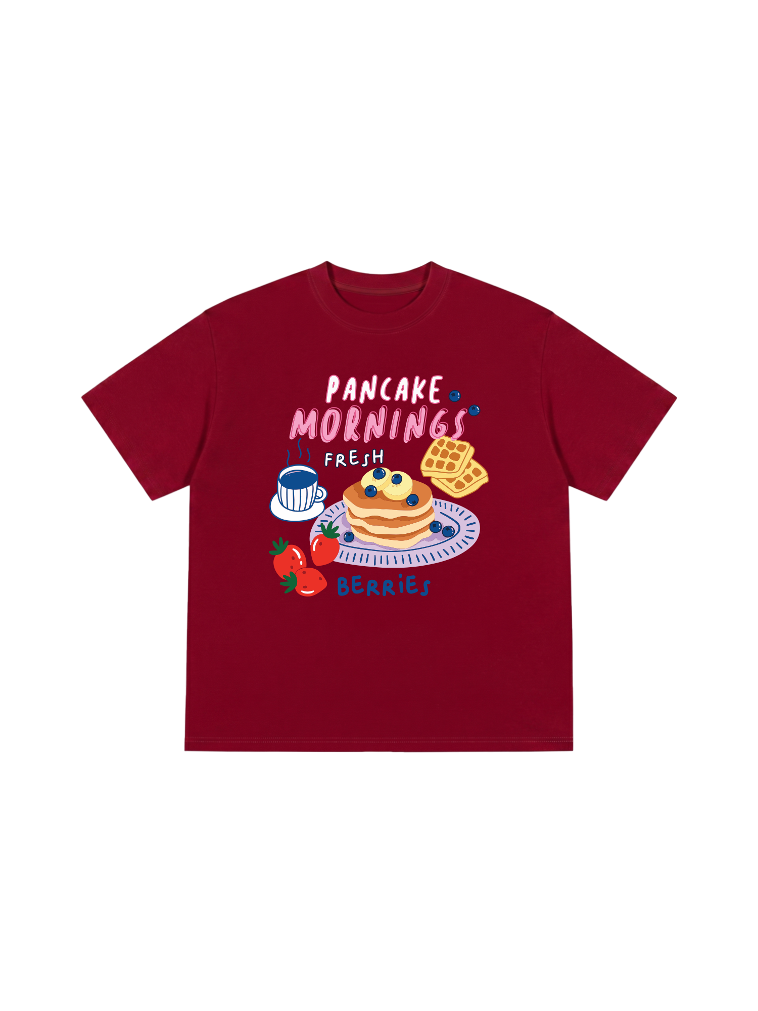 Áo Thun Relaxed Fit Pancake Morning Fresh