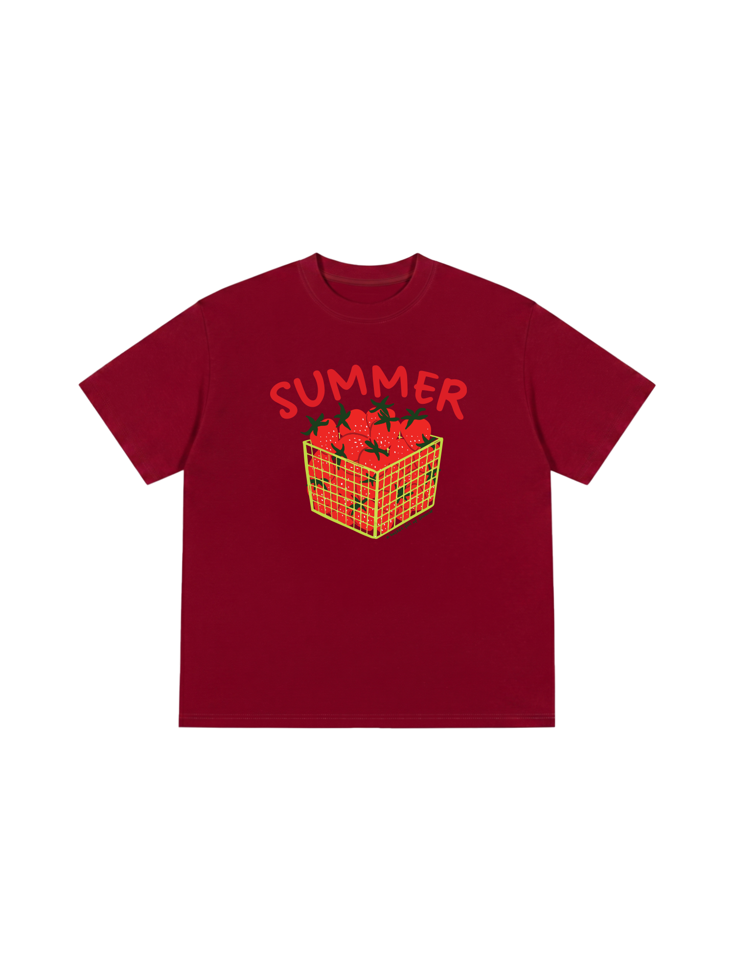 Áo Thun Relaxed Fit Tropical Strawberry