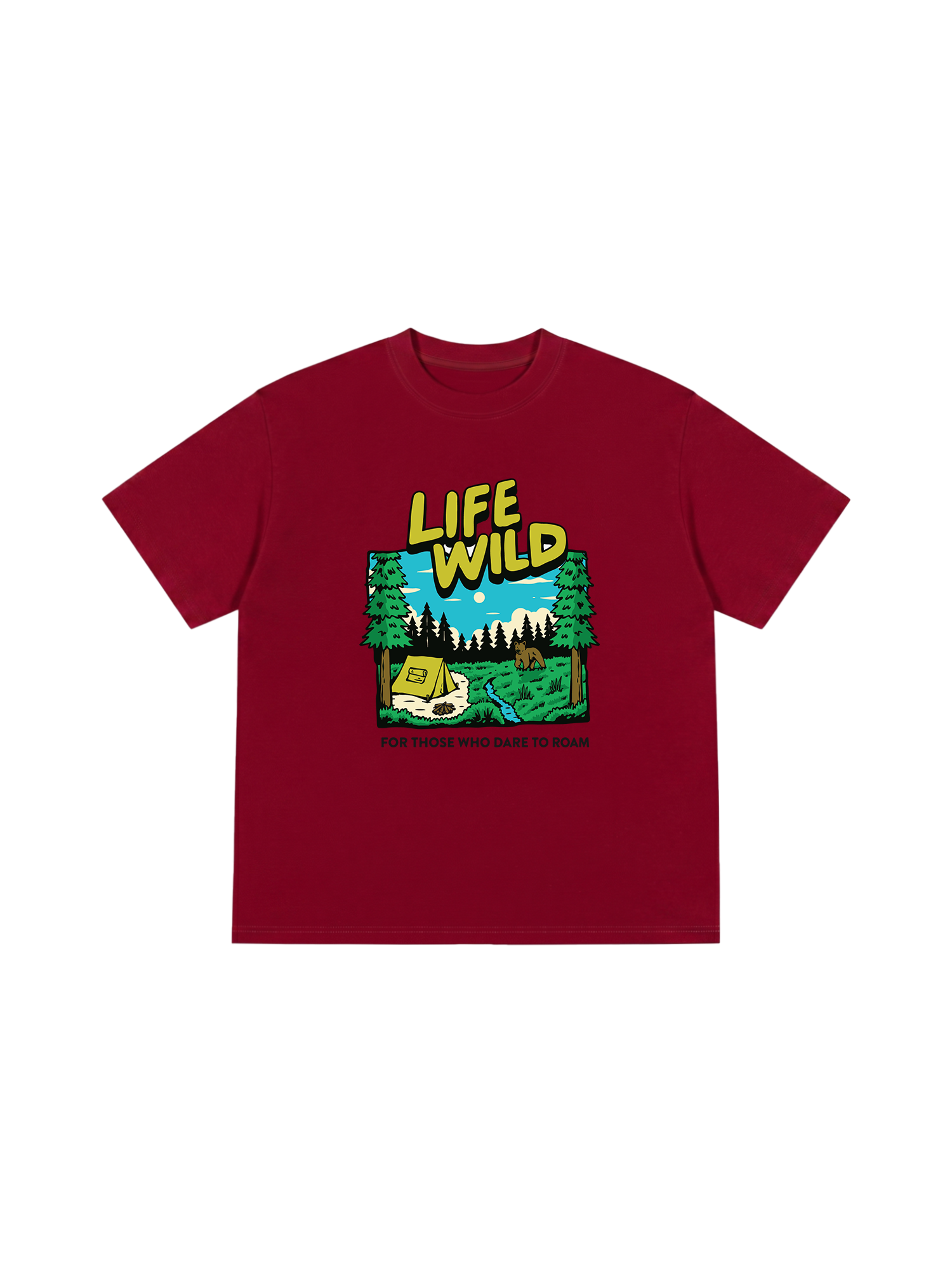 Áo Thun Relaxed Fit Adventure Life Wild