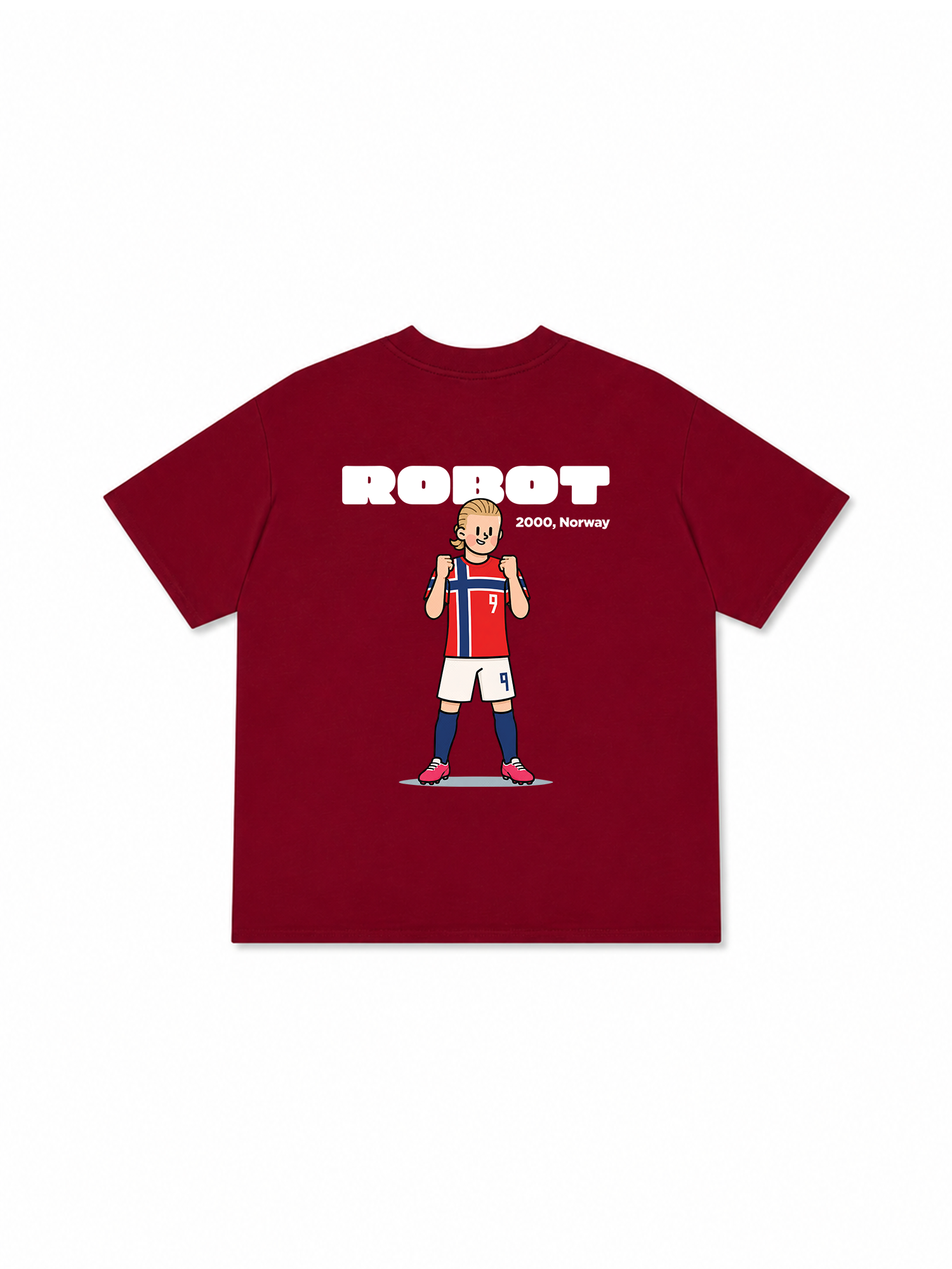 Áo Thun Relaxed Fit Soccer 9 Robot