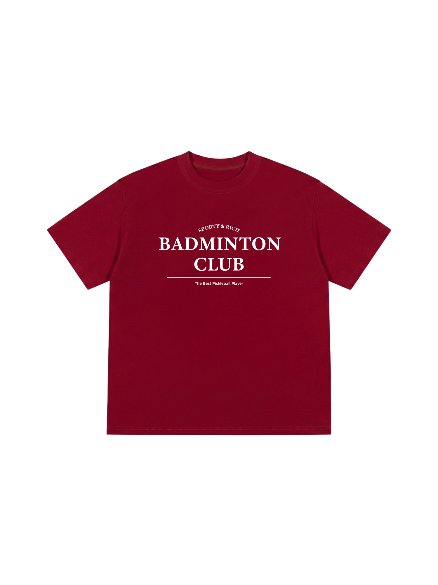 Áo Thun Relaxed Fit Sporty&Rich Badminton Club