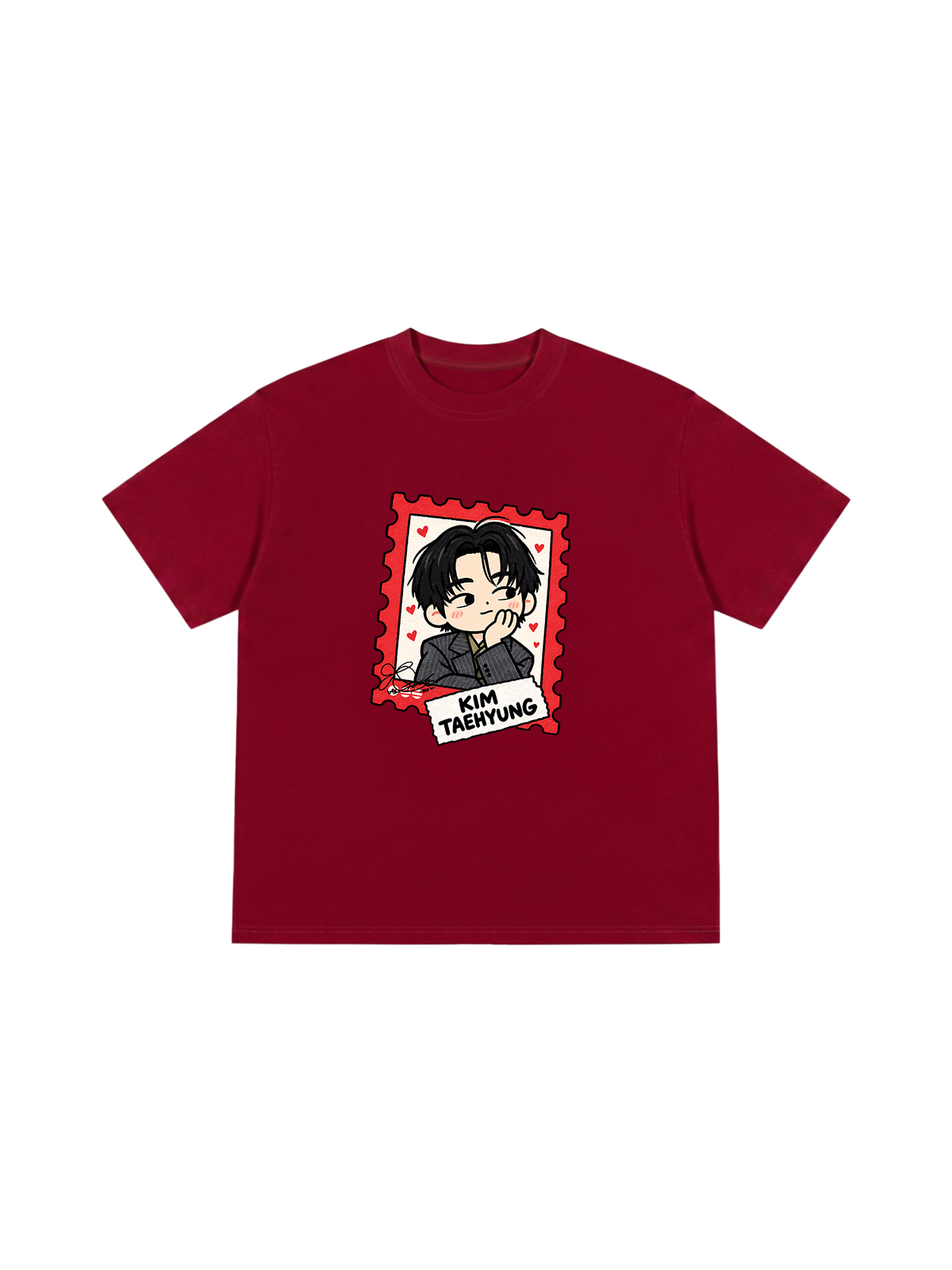 Áo Thun Relaxed Fit Teahyung Chibi