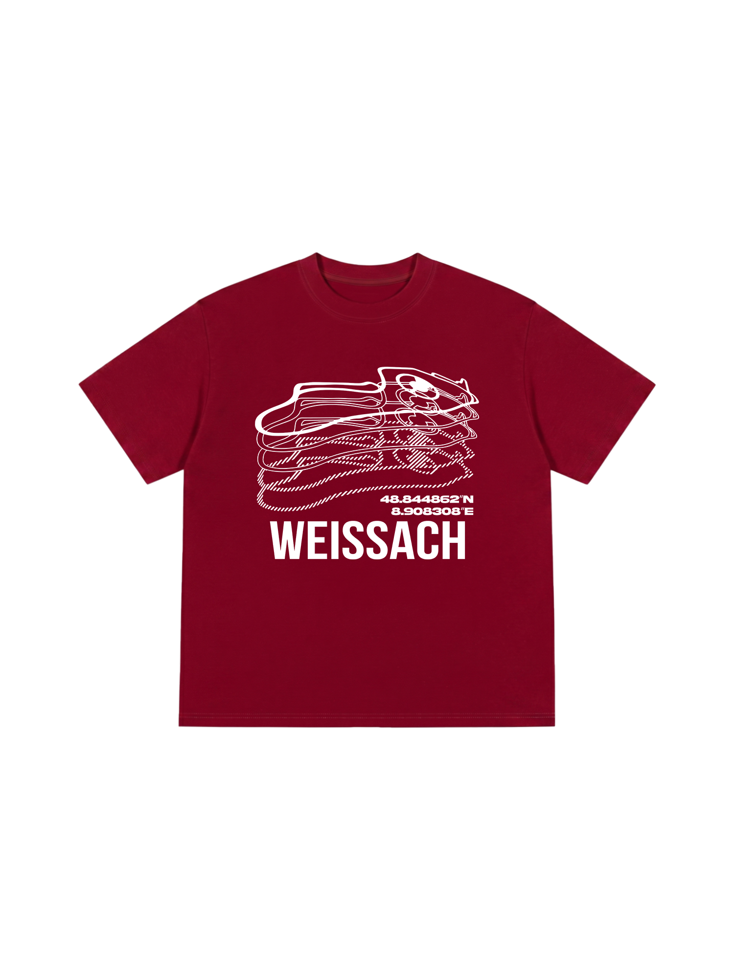 Áo Thun Relaxed Fit Weissach Map