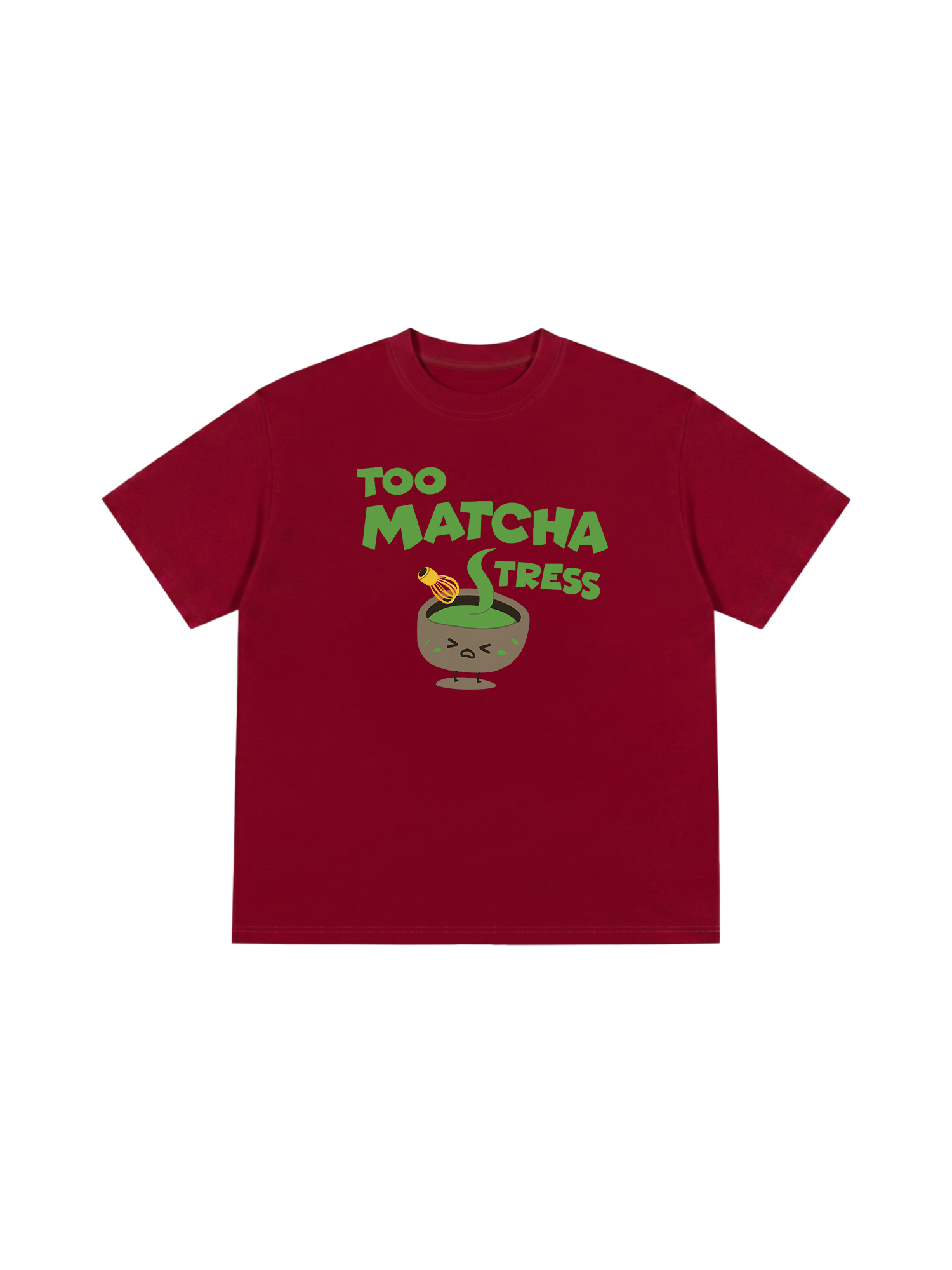 Áo Thun Relaxed Fit Too Matcha Stress