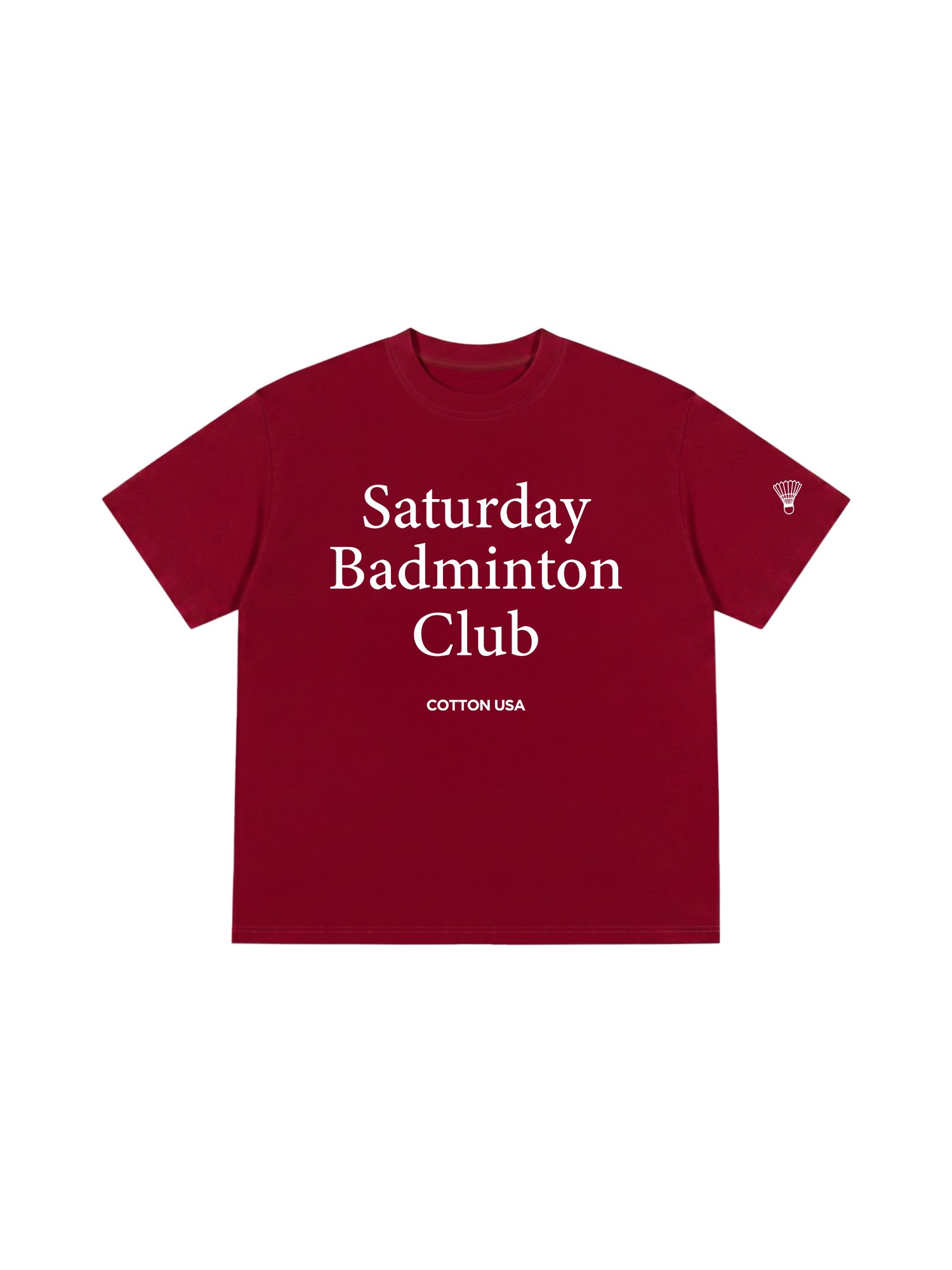 Áo Thun Relaxed Fit Saturday Badminton Club