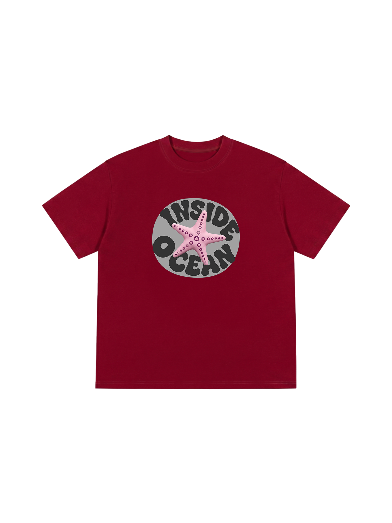 Áo Thun Relaxed Fit Inside Ocean Pink StarFish