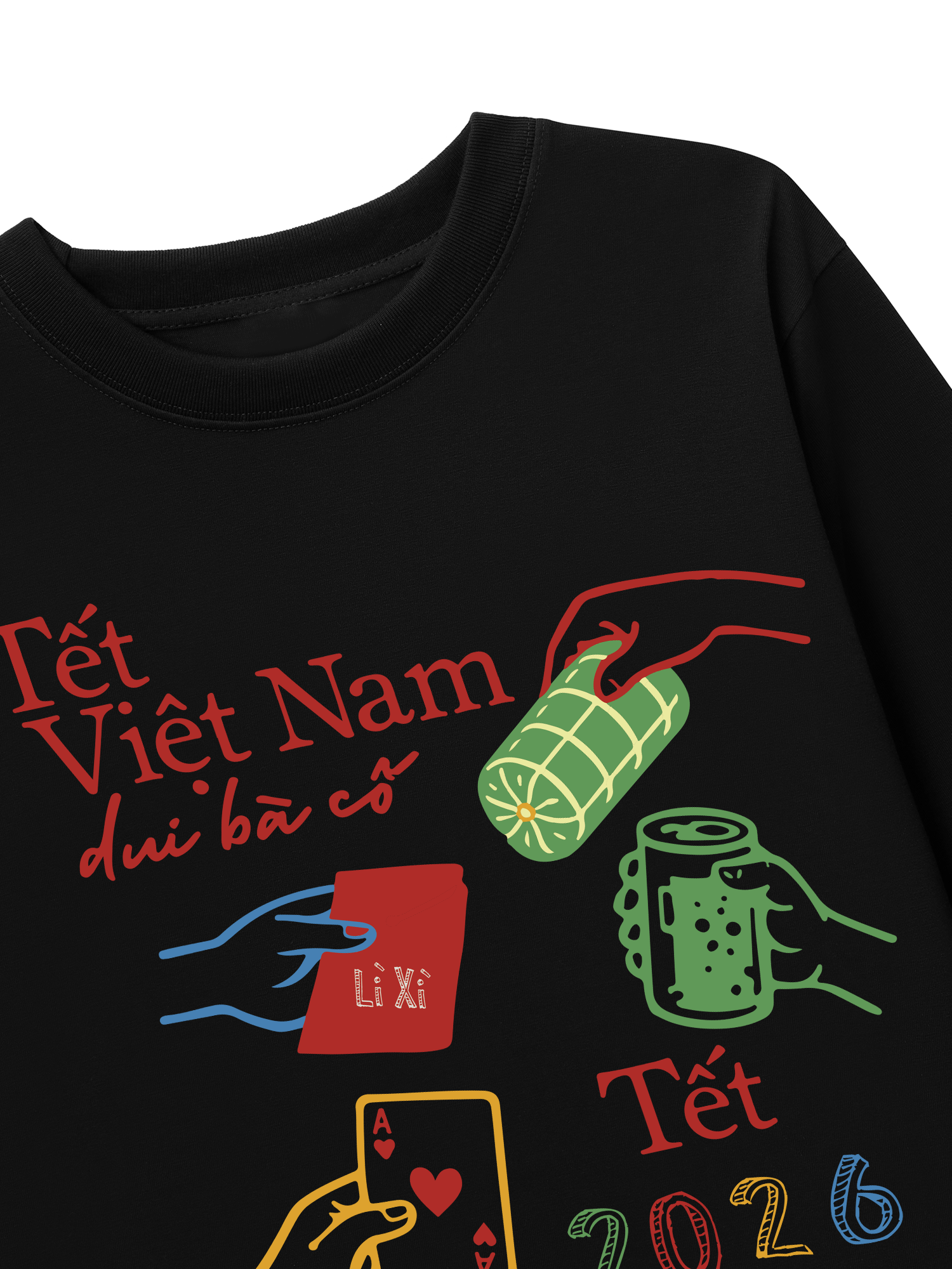 Áo Thun Dài Tay Tết Việt Nam Dui Bà Cố