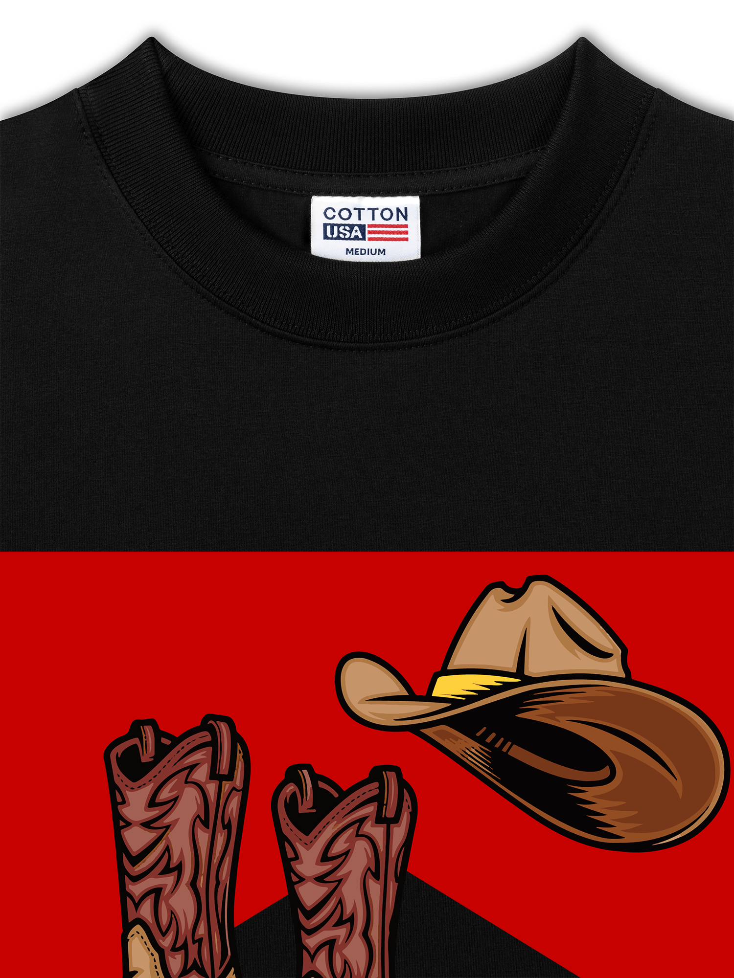 Áo Thun Relaxed Fit Marlboro Cowboy Hat n Boots