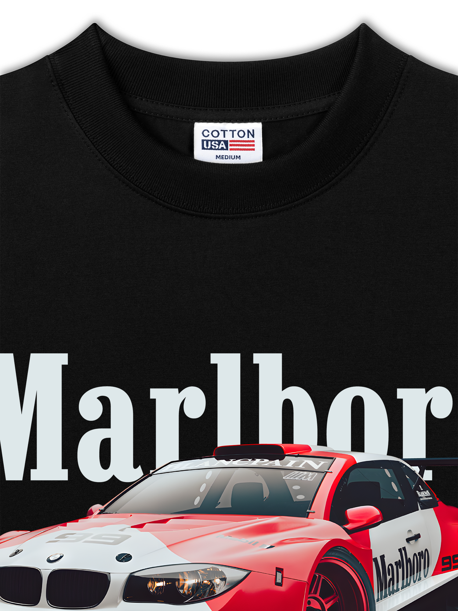 Áo Thun Relaxed Fit Marlboro BMW M1 Race Car