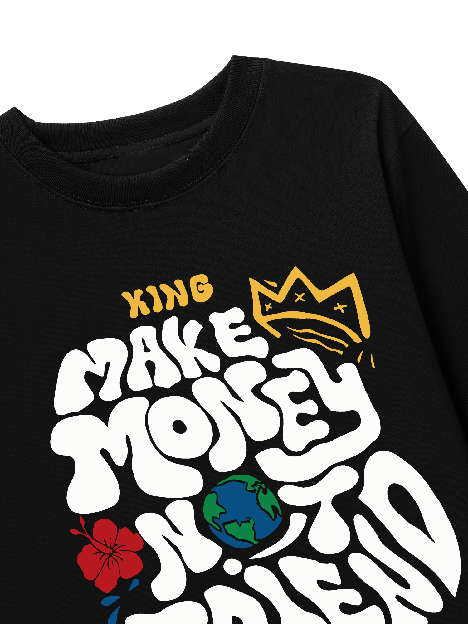 Áo Thun Dài Tay Money King Make Not Friend