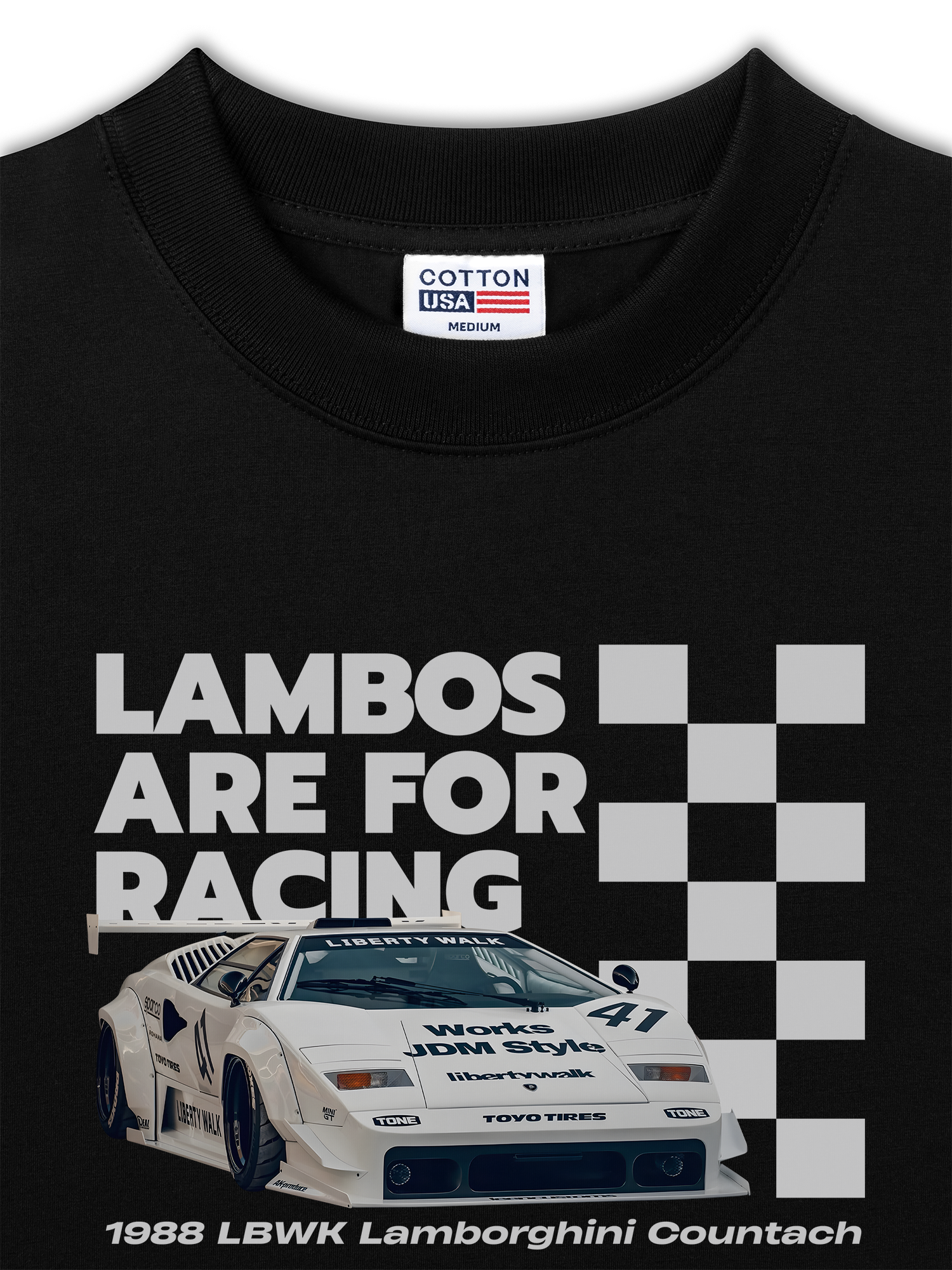 Áo Thun Relaxed Fit Lamborghini Are For Racing